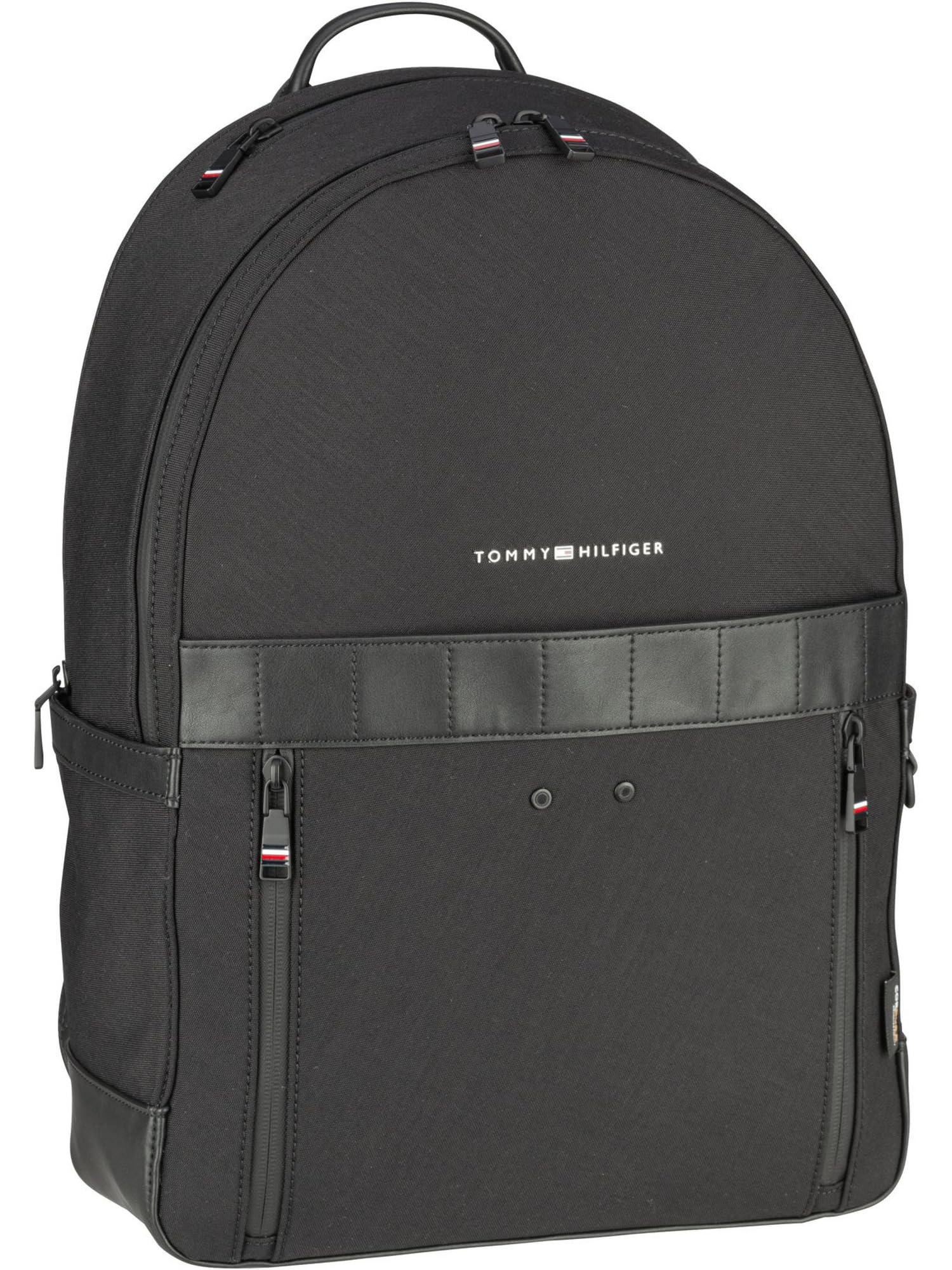 Tommy Hilfiger Men's Black Nylon Backpack