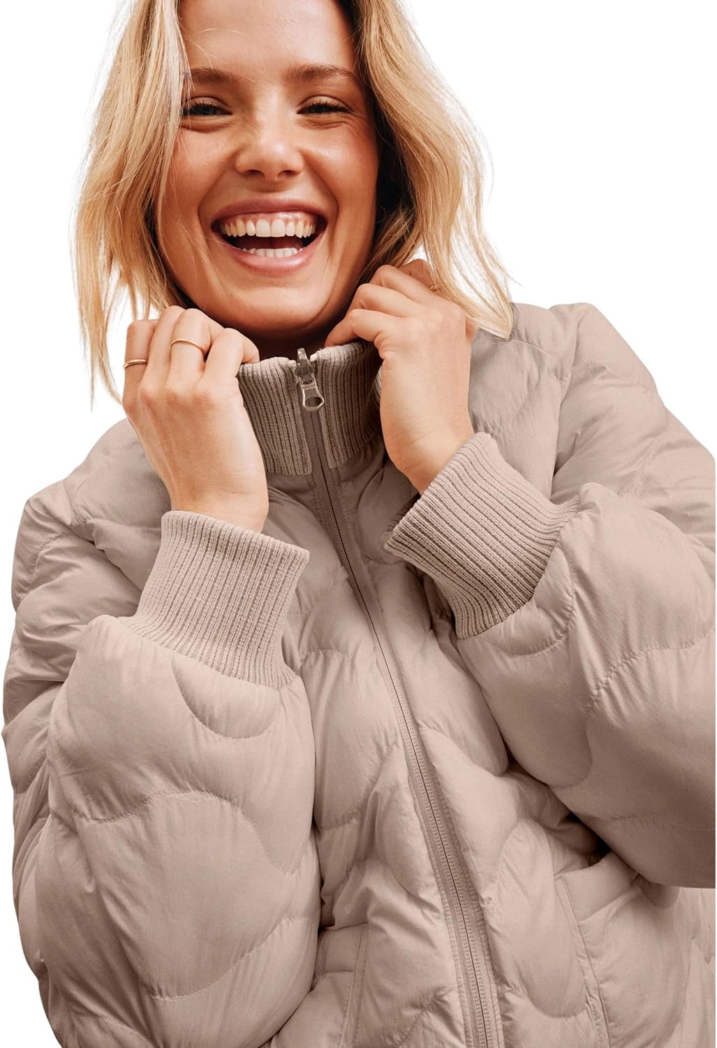 Beyond Yoga Women's 2-Way Quilted Jacket