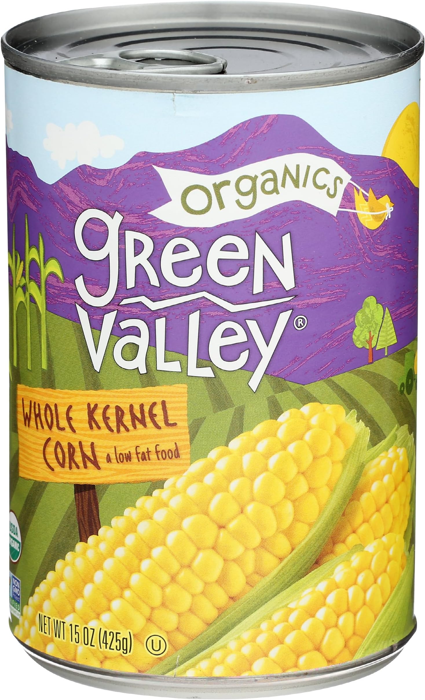 Organic Whole Kernel Sweet Corn, 15 OZ