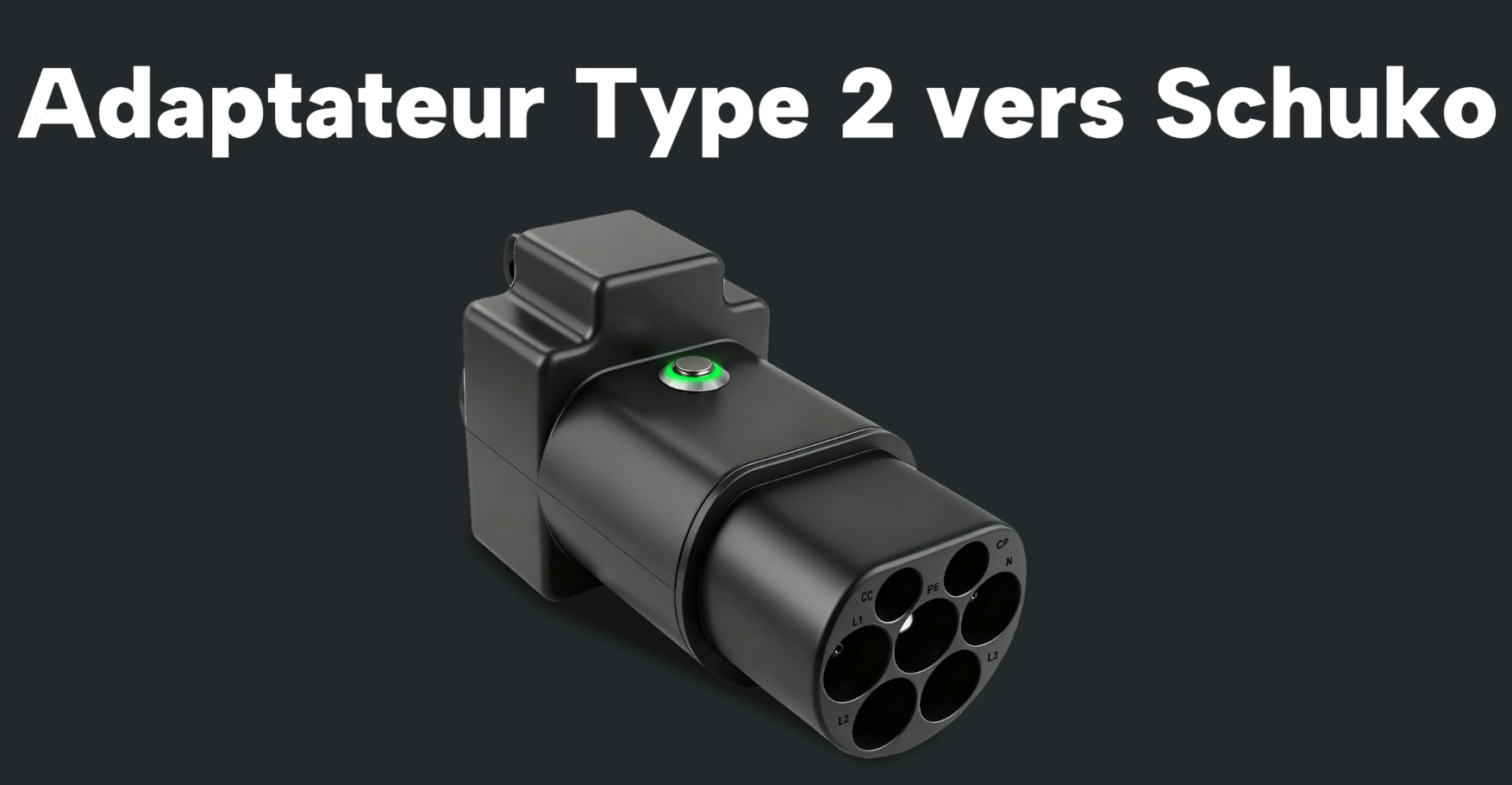 GUWIEYG Type2 Taşınabilir EV Şarj Cihazı, IEC 62196 Schuko Adaptörlü