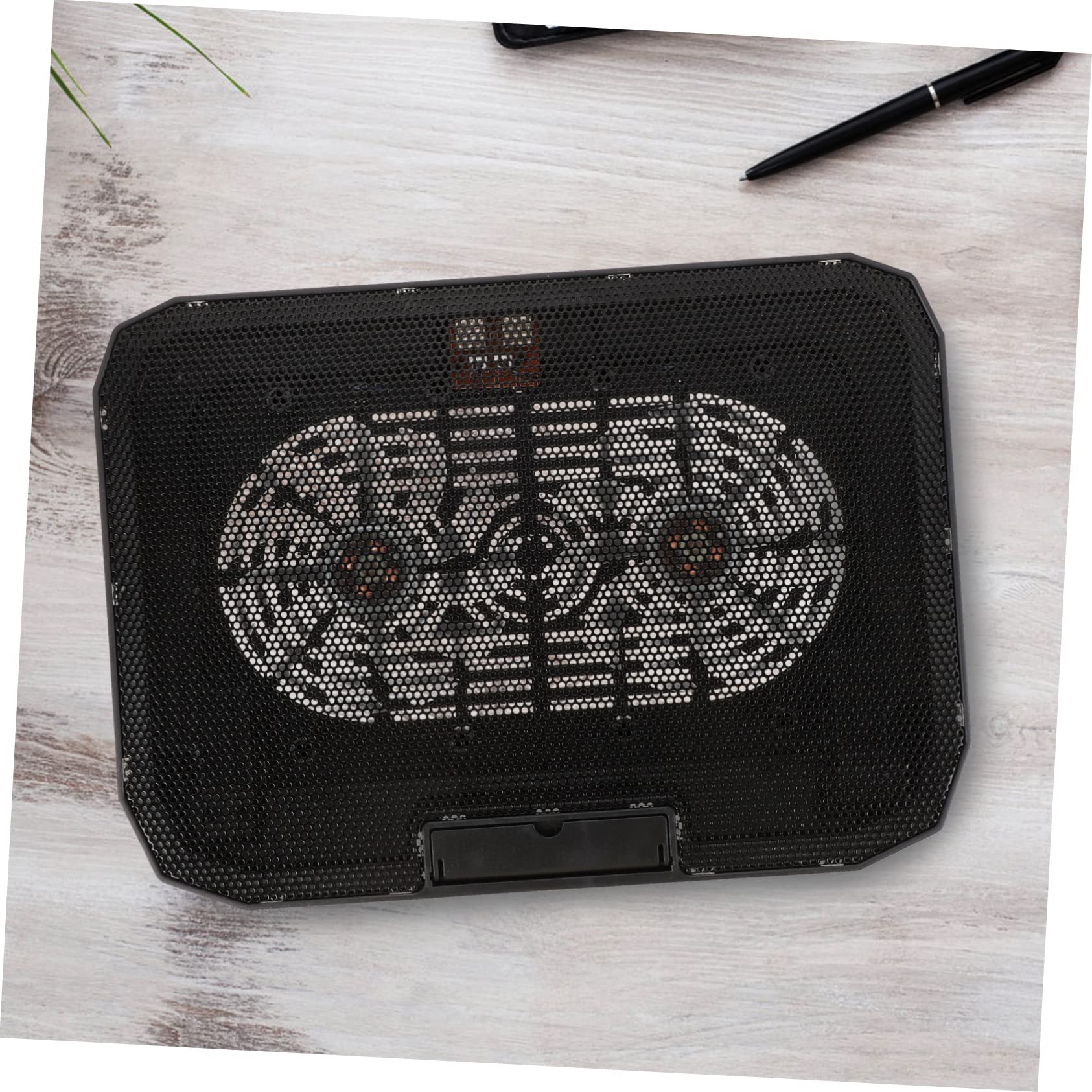 Supporto Portatile per Laptop Nero in Rete Metallica