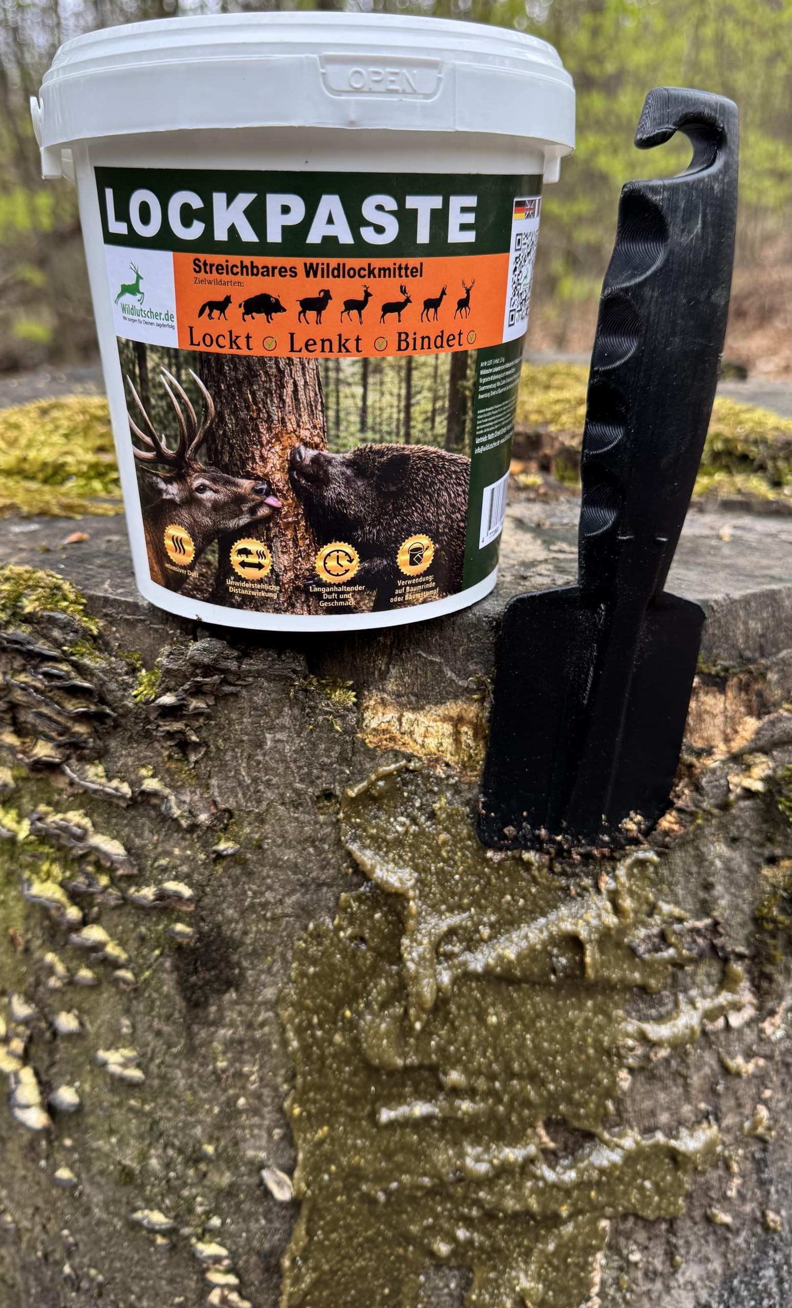Schwarzwild Probepaket Nr.4 Secret – Fast unsichtbares Locksystem für Schwarzwild | Locken, Lenken & Binden | Boilies, Pinienteer, Lockpaste & Lockmittel