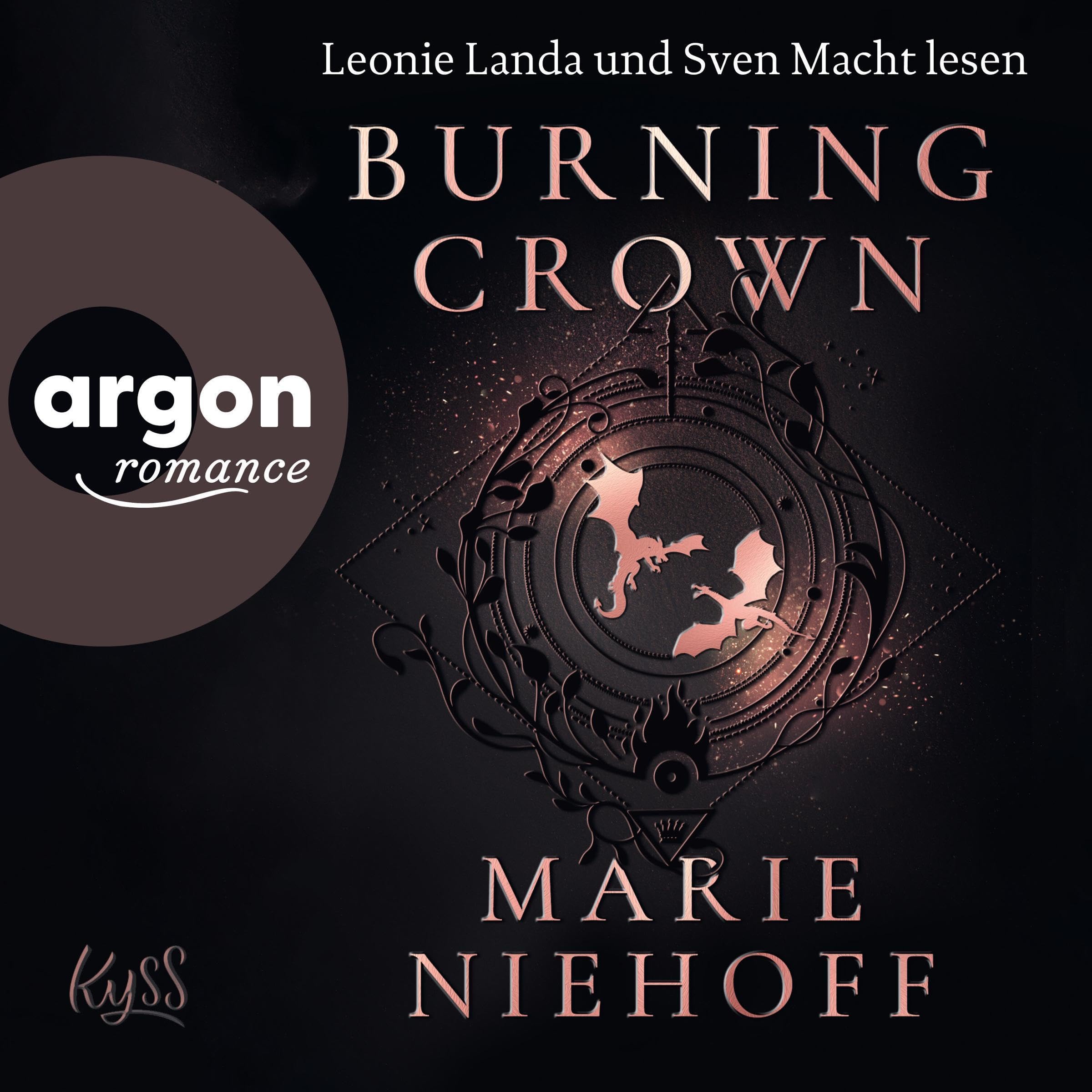 Cover art for Burning Crown (German edition)