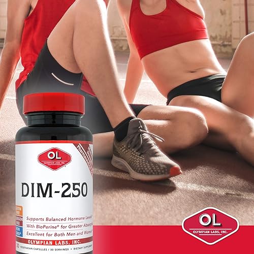 Miniatura 8 de Olympian Labs DIM Suplemento 100 mg - Cápsulas - Diindolilmetano para el equilibrio de estrógenos alivio de la menopausia hormonal tratamiento del