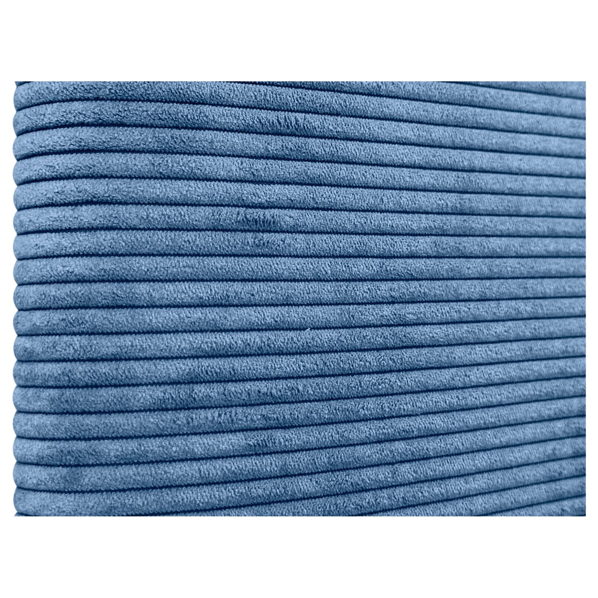 DHOME Tête de lit en Velours Côtelé uni Haute Gamme Moderne Tête de lit Capitonnée, Chambre de Luxe, Rembourrée (Bleu, 135cm)