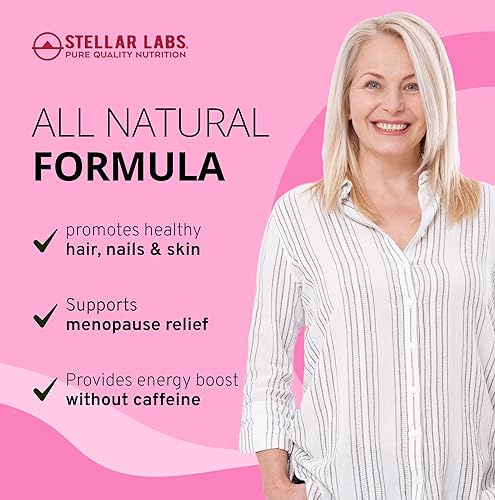 Miniatura 7 de Stellar Labs Multivitamínico para mujeres, 60 unidades, fácil de tragar, multivitamina diaria para adultos, mezcla energética, apoyo femenino,