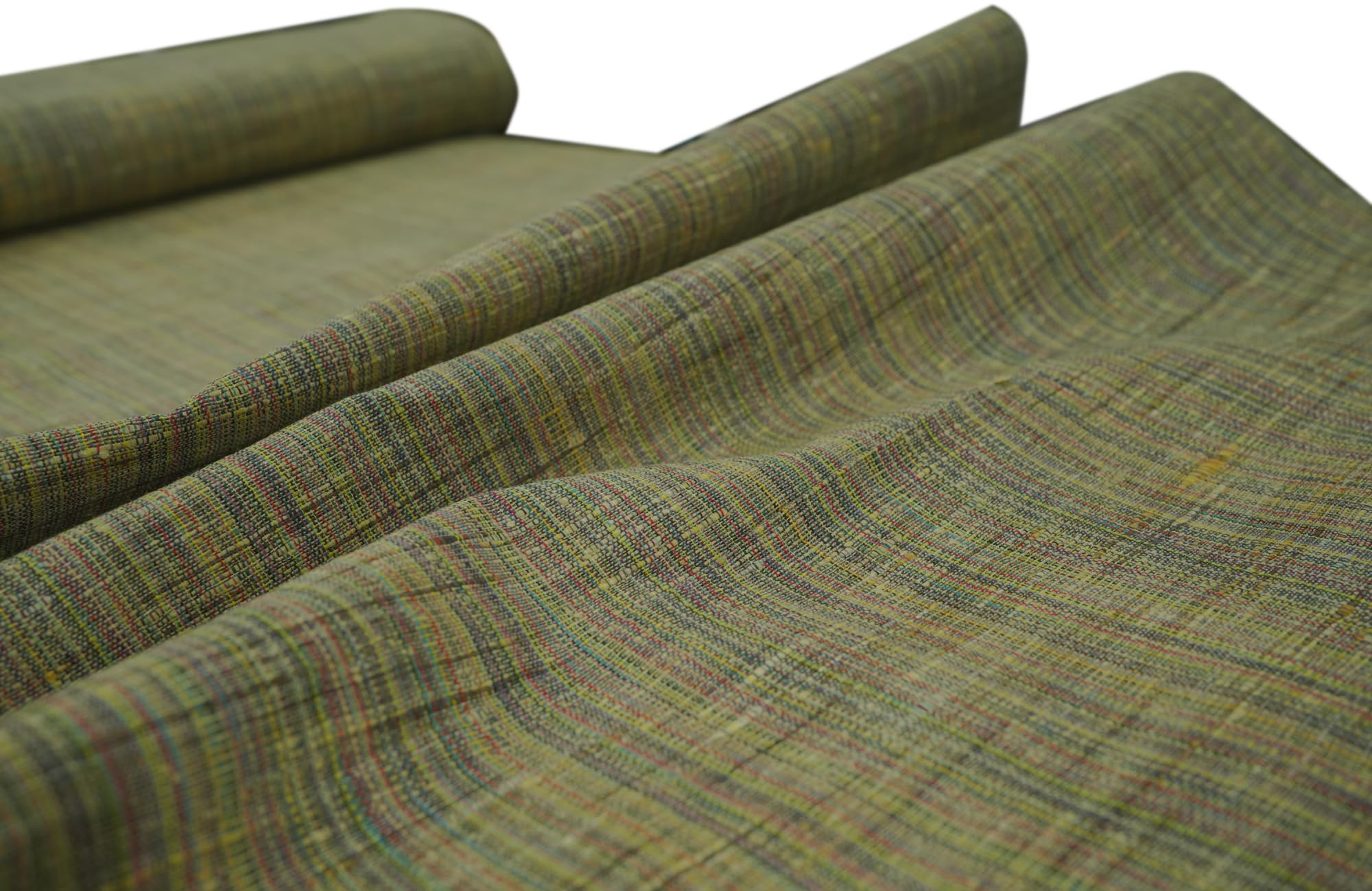 Khadi Cotton Shirt Fabric, Multicolour, 2.5 Metres, Woven Texture-image-33
