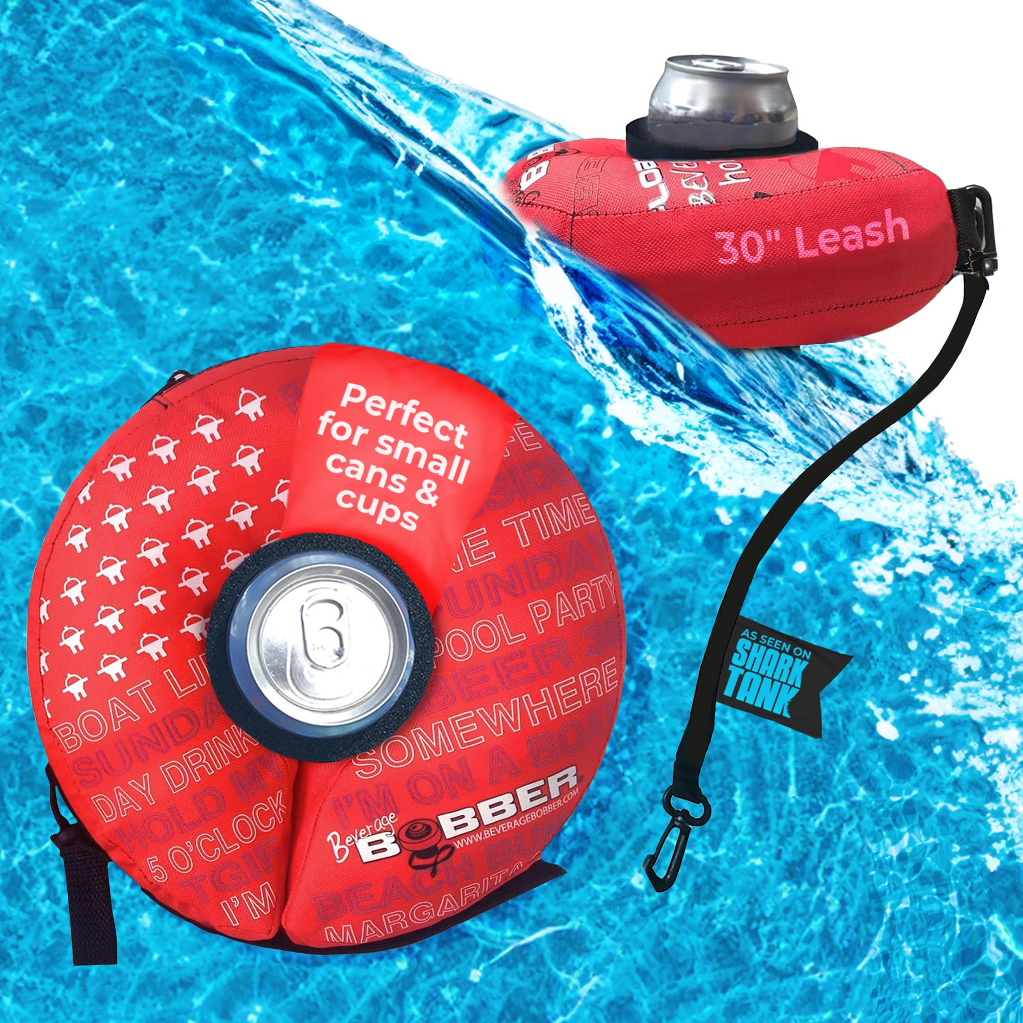 Human Bobber Inflatable Floating Drink Holder for Pool - Drink Float bar floaties for Adults to Hold Beer Can, Cup or Wine Bottle in Hot Tub, Swimming