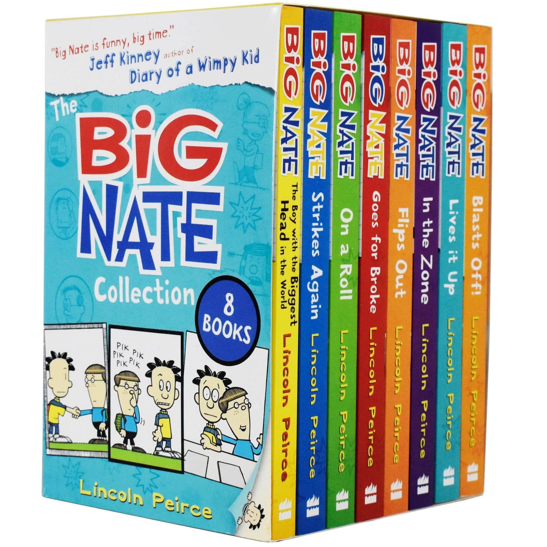 特価　新品未使用　Big Nate 英語絵本　漫画 8冊セット Big Nate 8-book Paperback Box Set (8冊合售) | 誠品線上