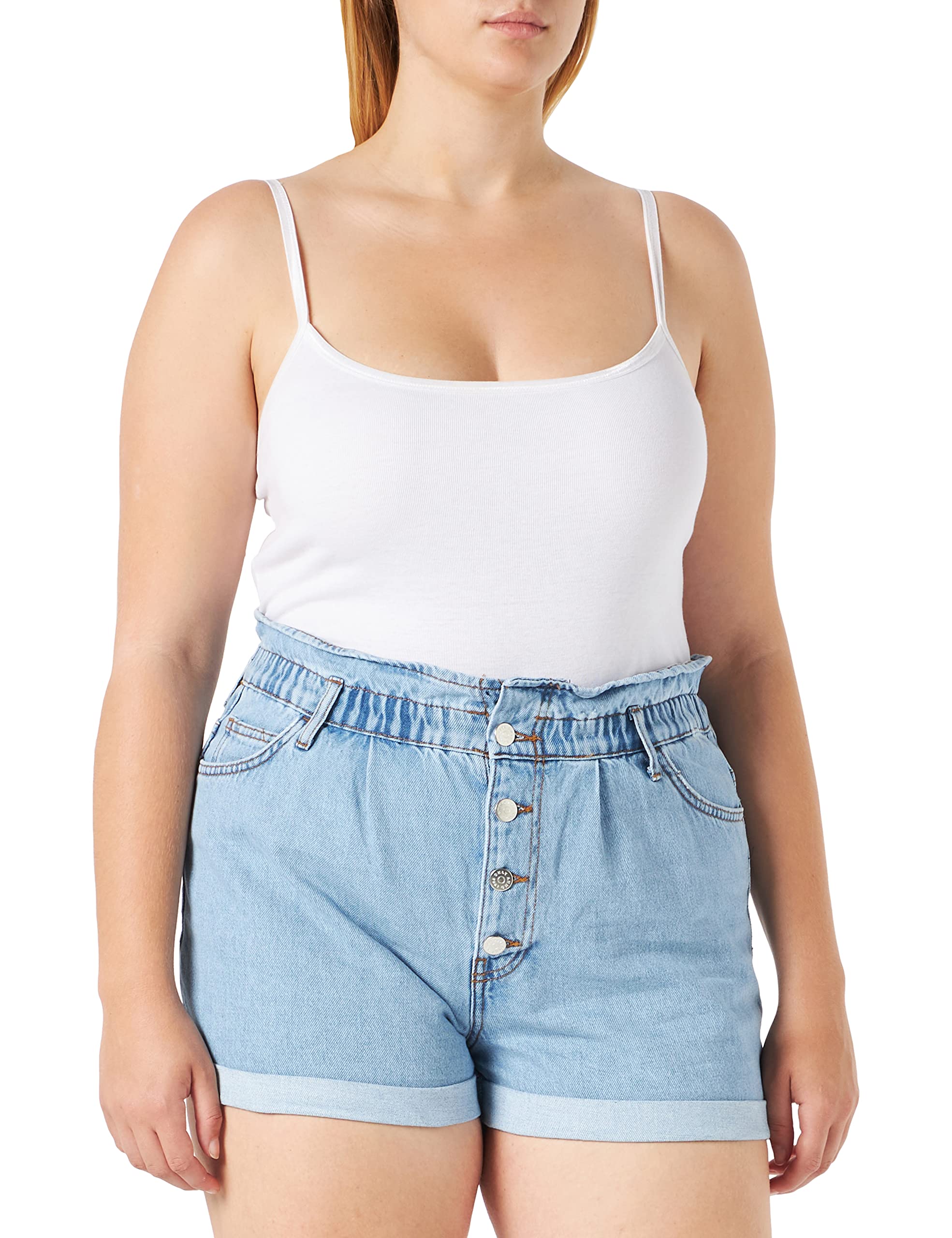 ONLY Denim Shorts ONLCUBA High Waist Relaxed Fit Shorts