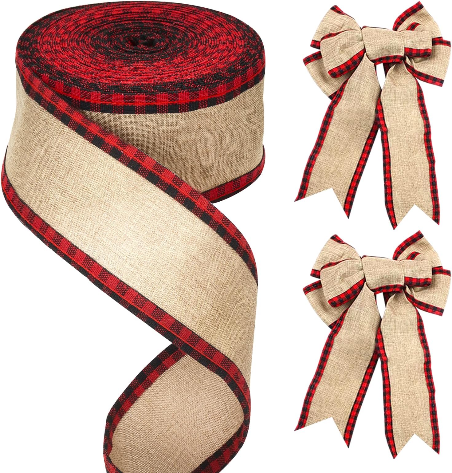 Ribbon Queen Wired Wire Edge Christmas Ribbon 2.5