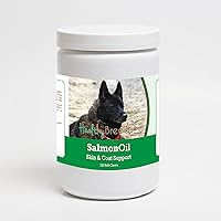 Vista 253 de Healthy Breeds Golden Retriever - Aceite de salmón masticable suave, 90