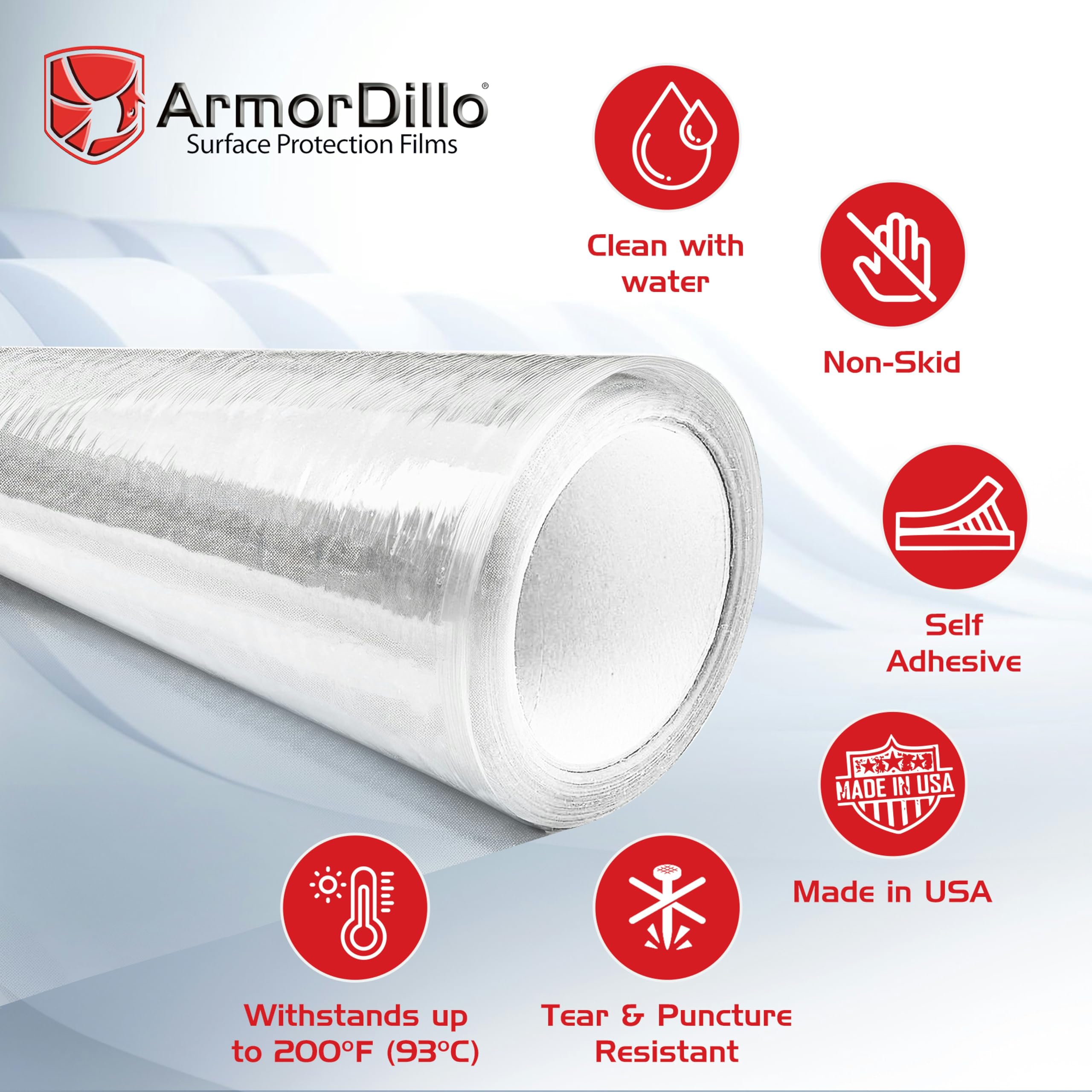 ArmorDillo - Lámina protectora para pintura (4 mil x 200 pies)