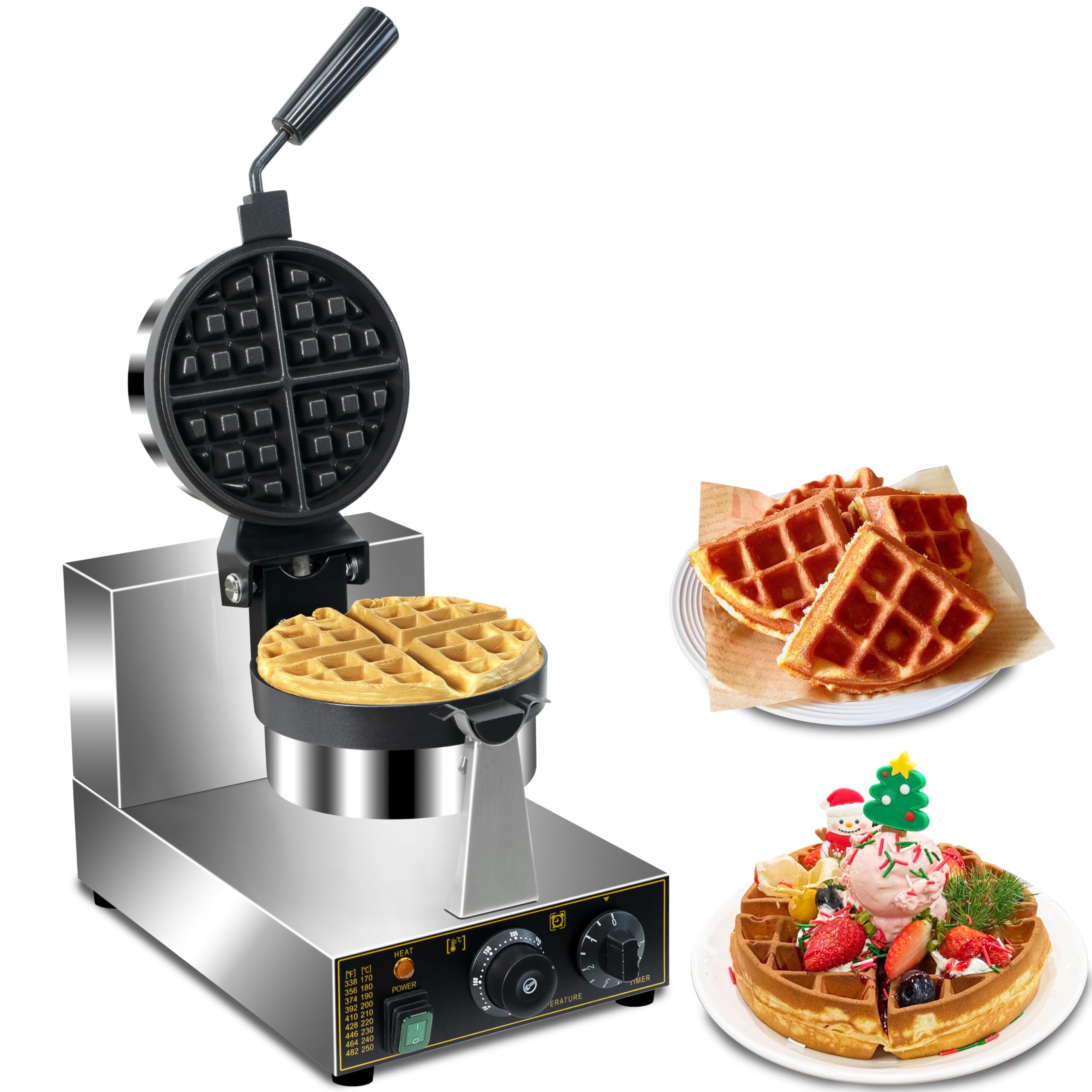 Belgian Waffle Maker ワッフルメーカー Amazon.com: Commercial Waffle Maker, Professional Belgian Waffle