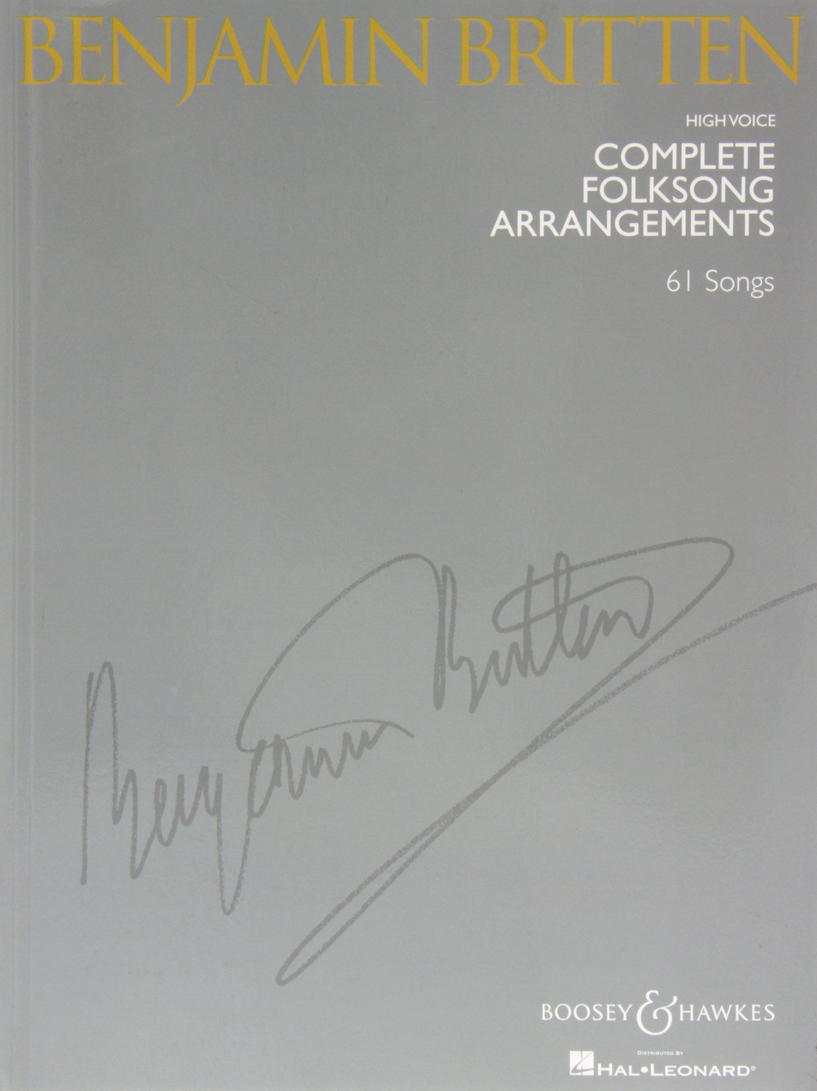 Complete Folksong Arrangements édition de prestige pour collectionneurs et musiciens