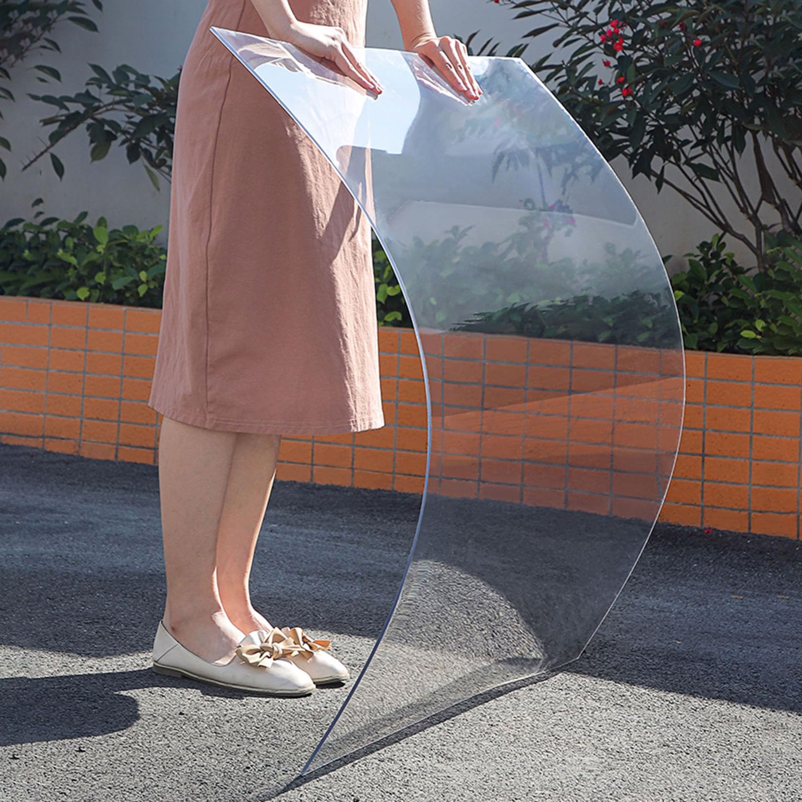 1 mm braune Polycarbonat-Dachbahnen – langlebige schlagfeste Platten für Gewächshaus & Terrassenüberdachung (0,6 x 16 m) – UV-beständig, wetterbeständig, Schutz im Freien