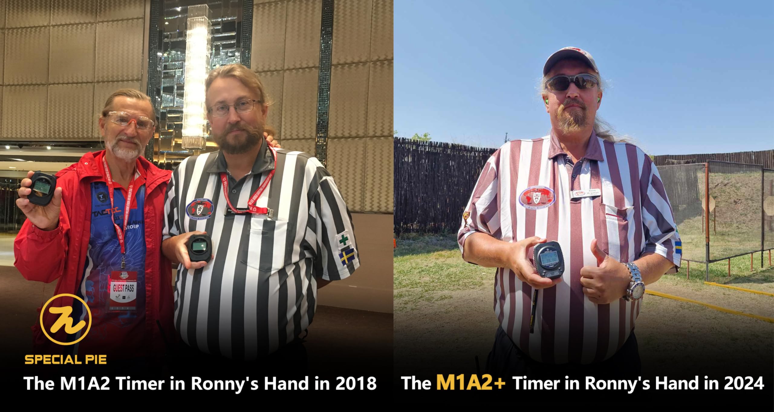 Timer di Tiro Aggiornato per IPSC, IDPA, PRS, 3GUN e Steel Challenge