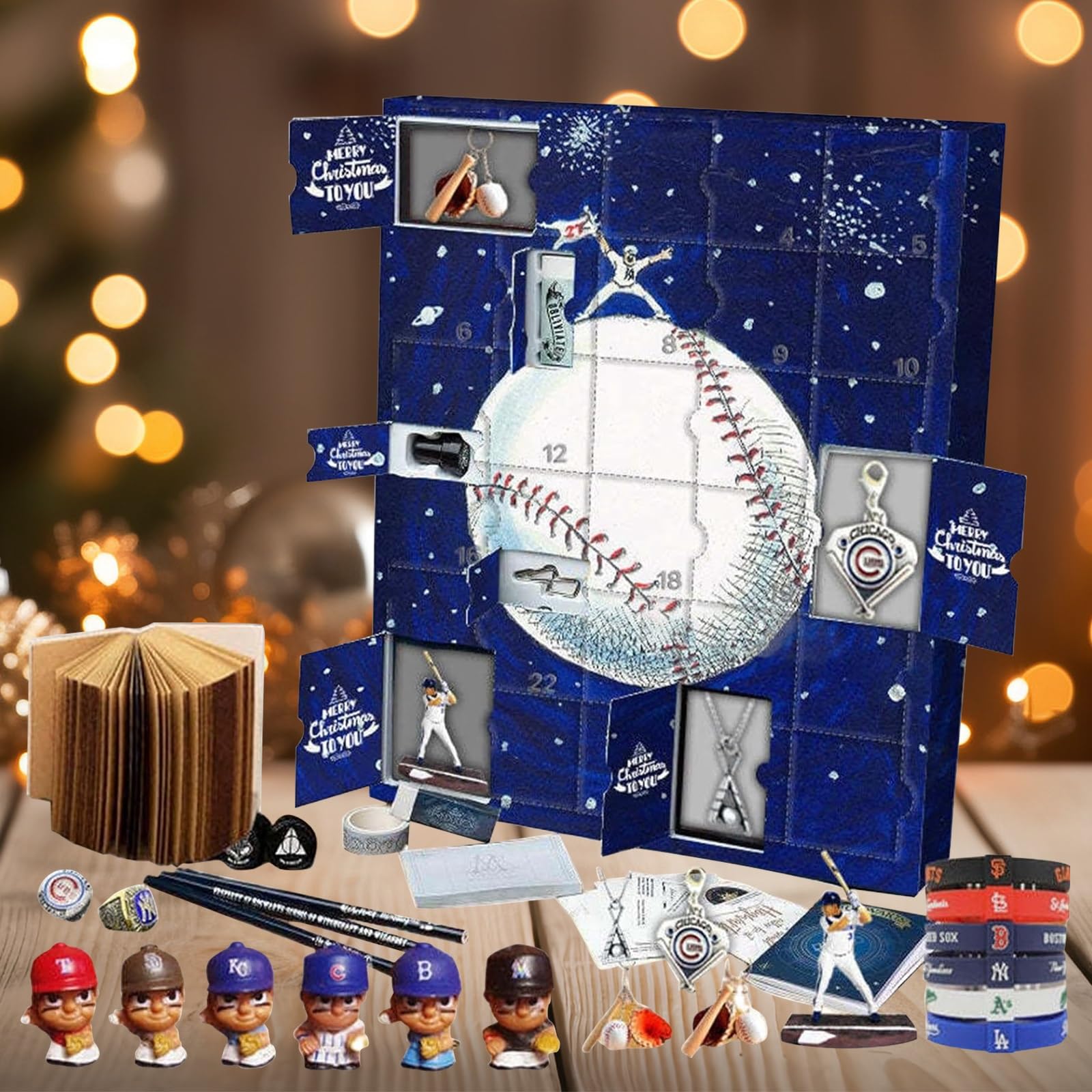 Amazon.co.jp: クリスマス野球アドベントカレンダー、24日間の