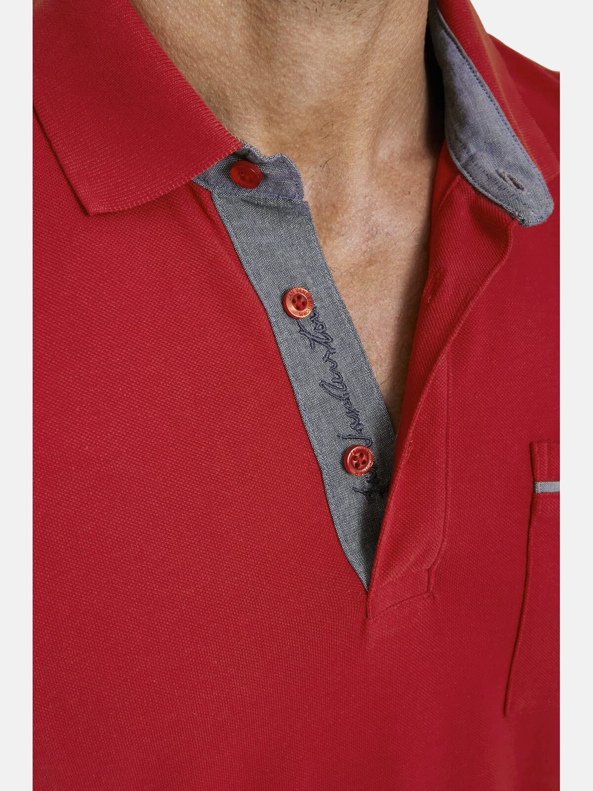 Jan Vanderstorm Herren Poloshirt Melker | | kurzarm Polohemd | reine Baumwolle | große Größen L-7XL