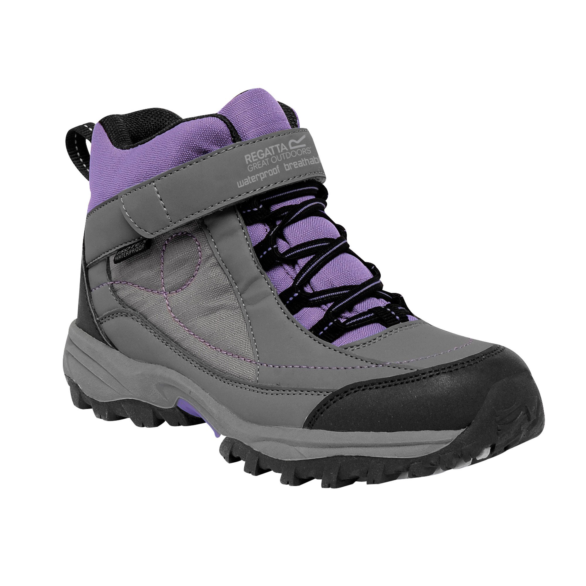 Bota Montaña Infantil Regatta Trailspace Violeta