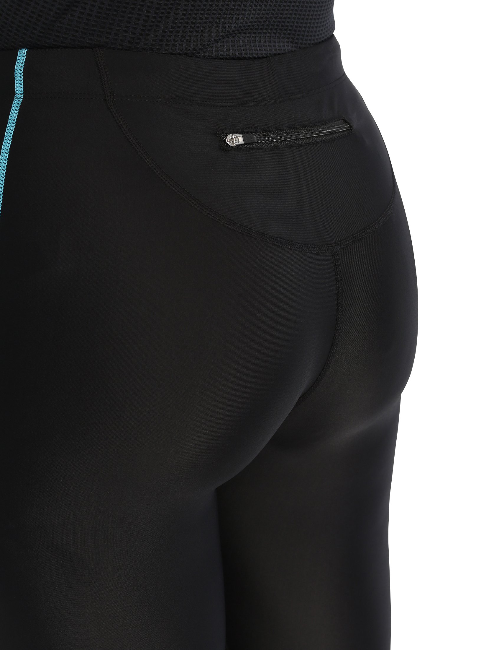 Ultrasport Damen Laufhose 3/4 Kompressionswirkung und Quick-Dry-Funktion