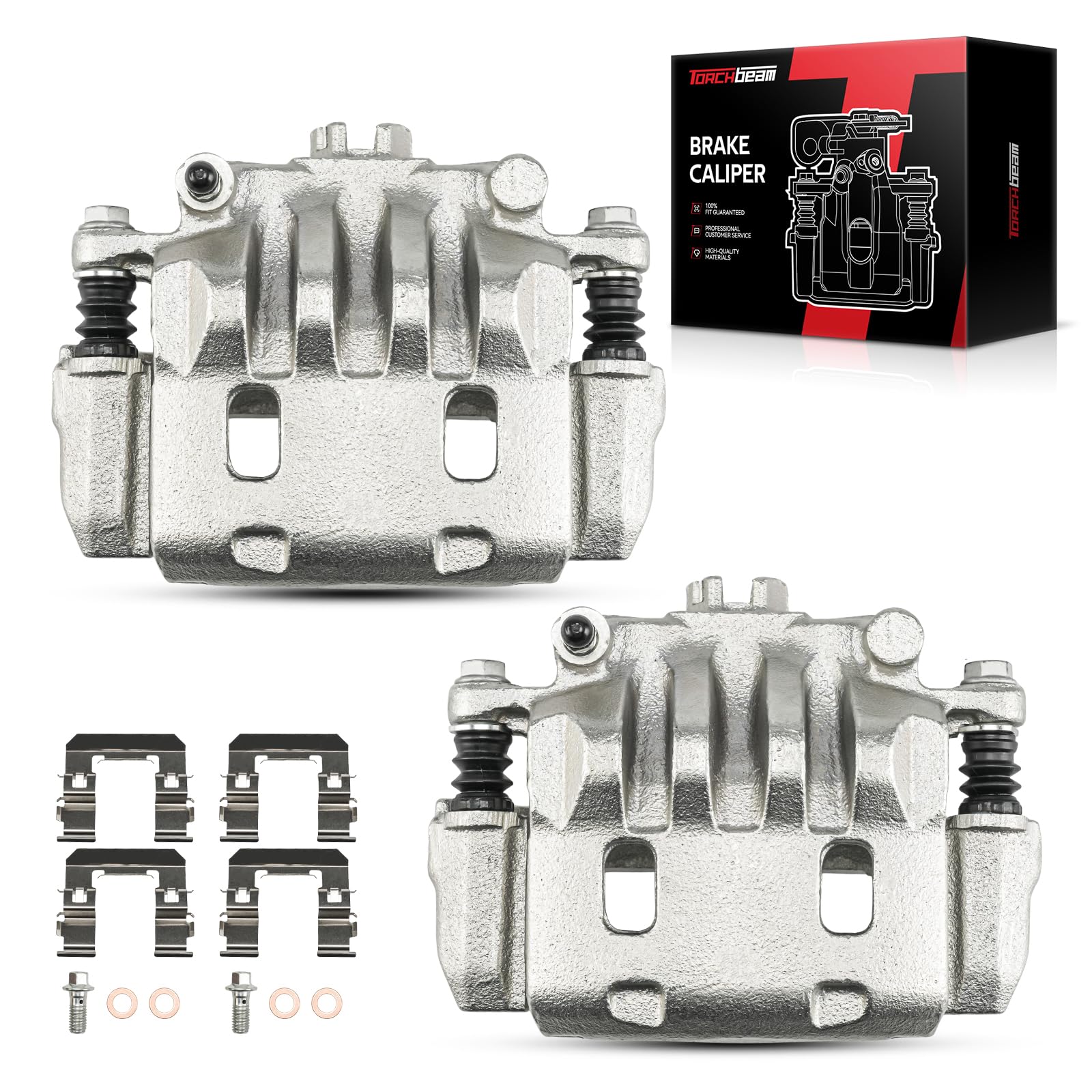 Torchbeam Front Brake Calipers Set for Subaru Impreza 2002-2016