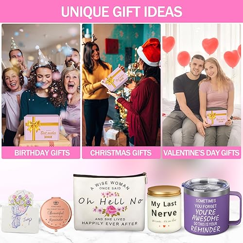 Miniatura 6 de Regalos para mujeres, regalos de cumpleaños para mujeres, regalos divertidos de Navidad para mejores amigas, hermana, mamá, esposa, novia, compañera