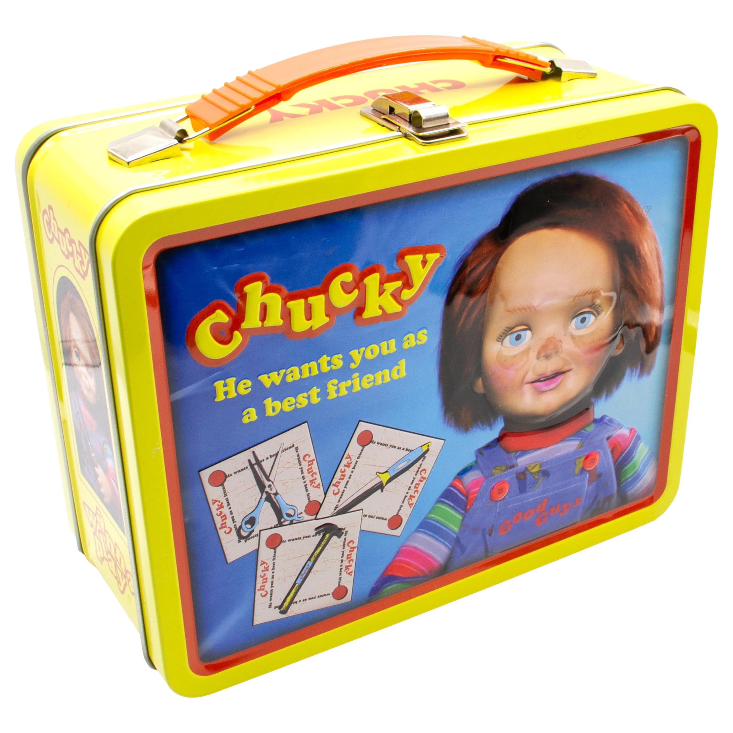 Amazon.com: AQUARIUS Chucky Fun Box - Sturdy Tin Storage Box with