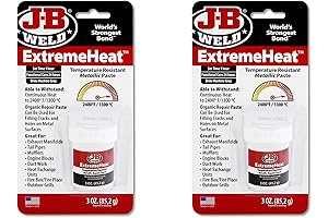 JB Weld Extreme Heat High Temperature Resistant Metallic Paste 3 oz