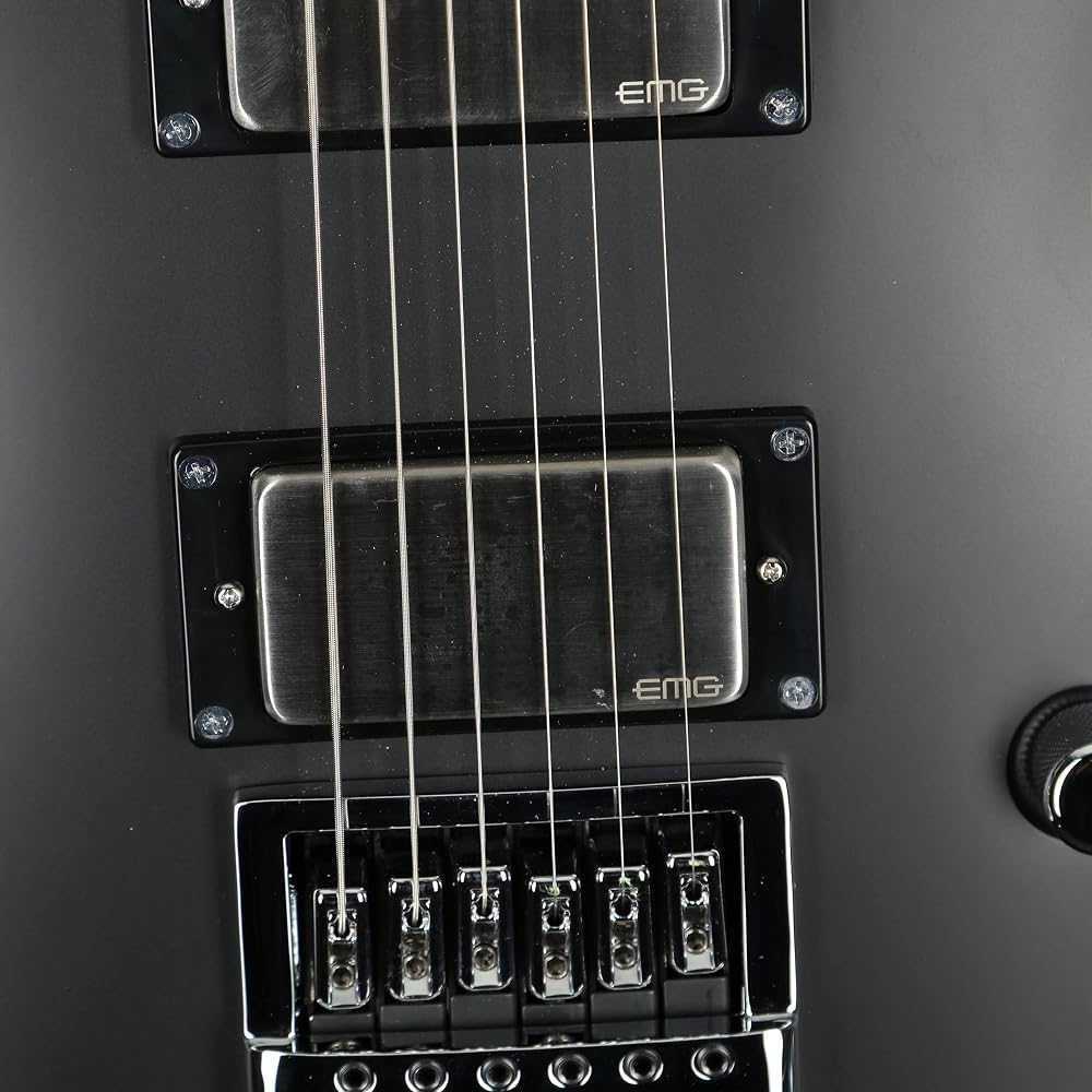 ESP LTD EC-1000 Evertune BB Electric Guitar - Black Satin