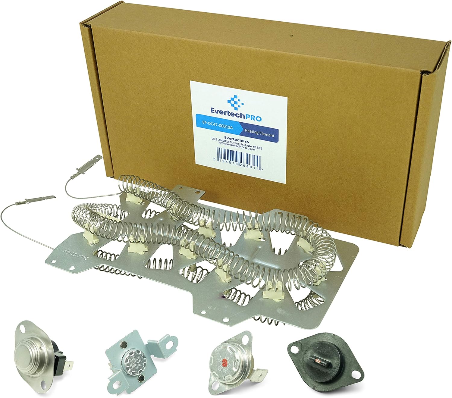 EvertechPRO DC4700019A Kit for Samsung Dryer Heating