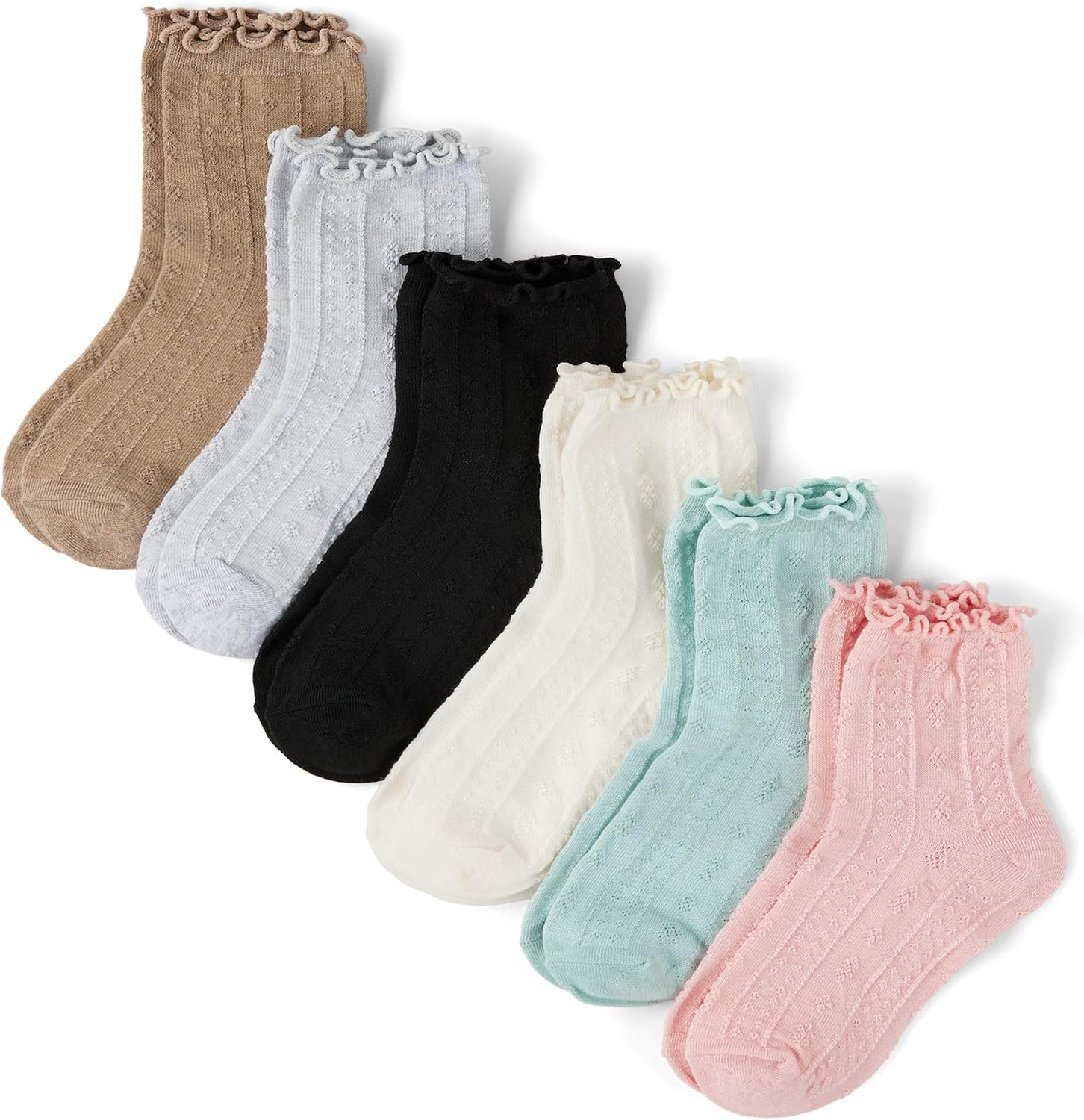 The Children's Place,Baby Girls,and Toddler Midi Socks Variety