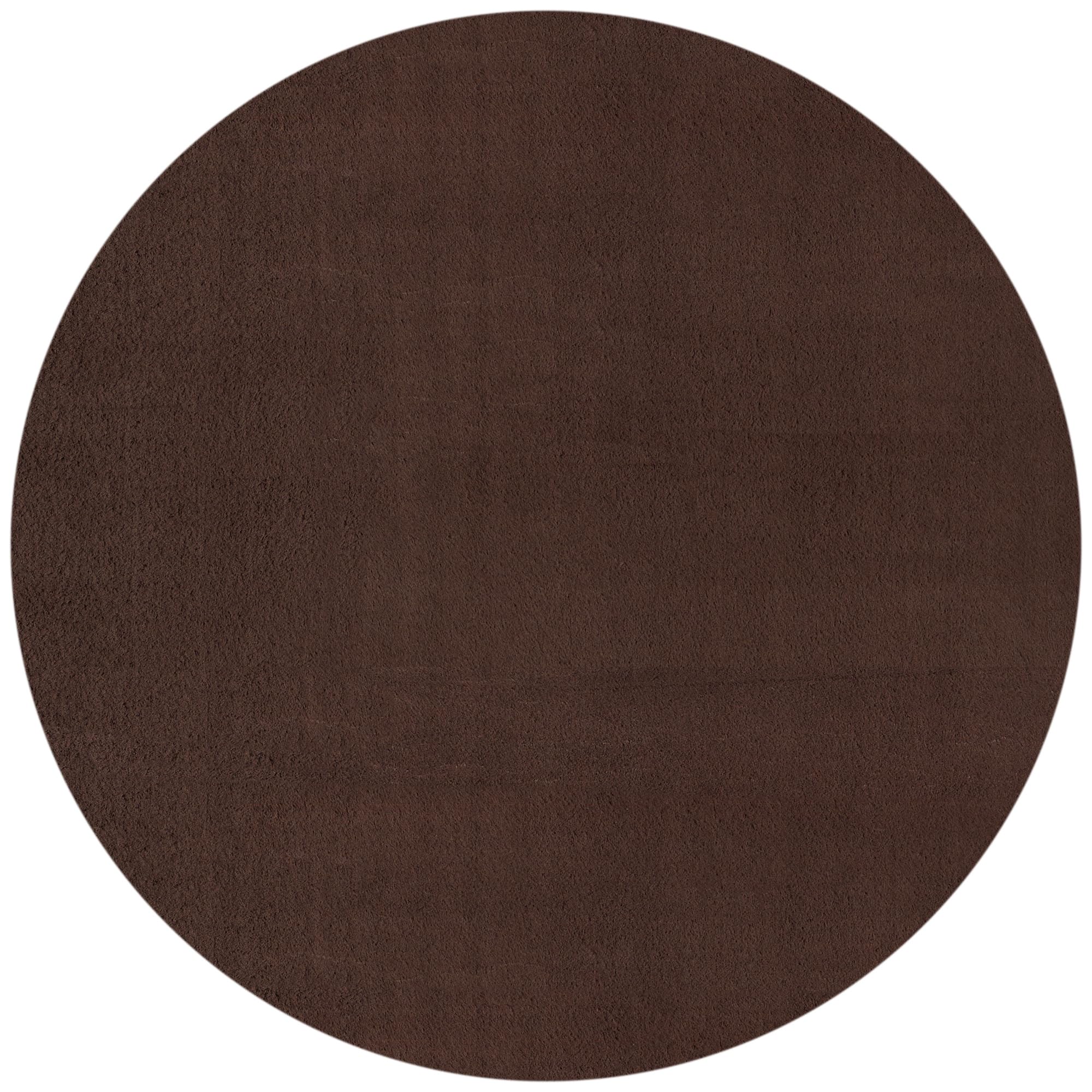 the carpet Cosy – Kuscheliger Fellteppich, Weich & Elegant, Waschbar und Für Fußbodenheizung Geeignet, Öko-Tex Zertifiziert, Hochwertiger Kunstfell Teppich, Braun, 120 cm Rund