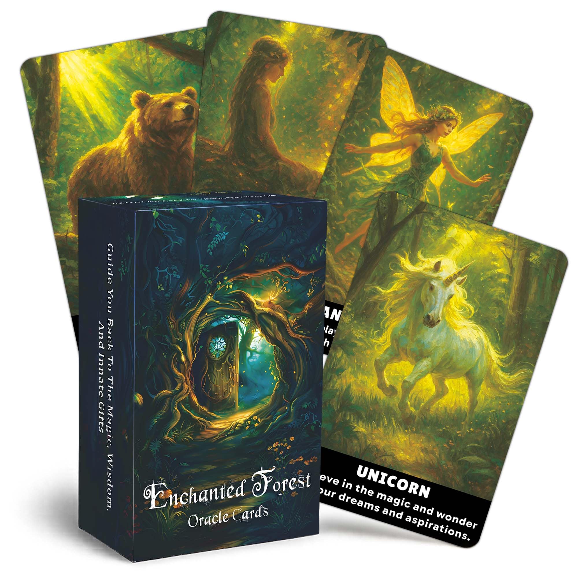 Amazon.com: GZXINKE Enchanted Forest Oracle Deck, Oracle Cards for