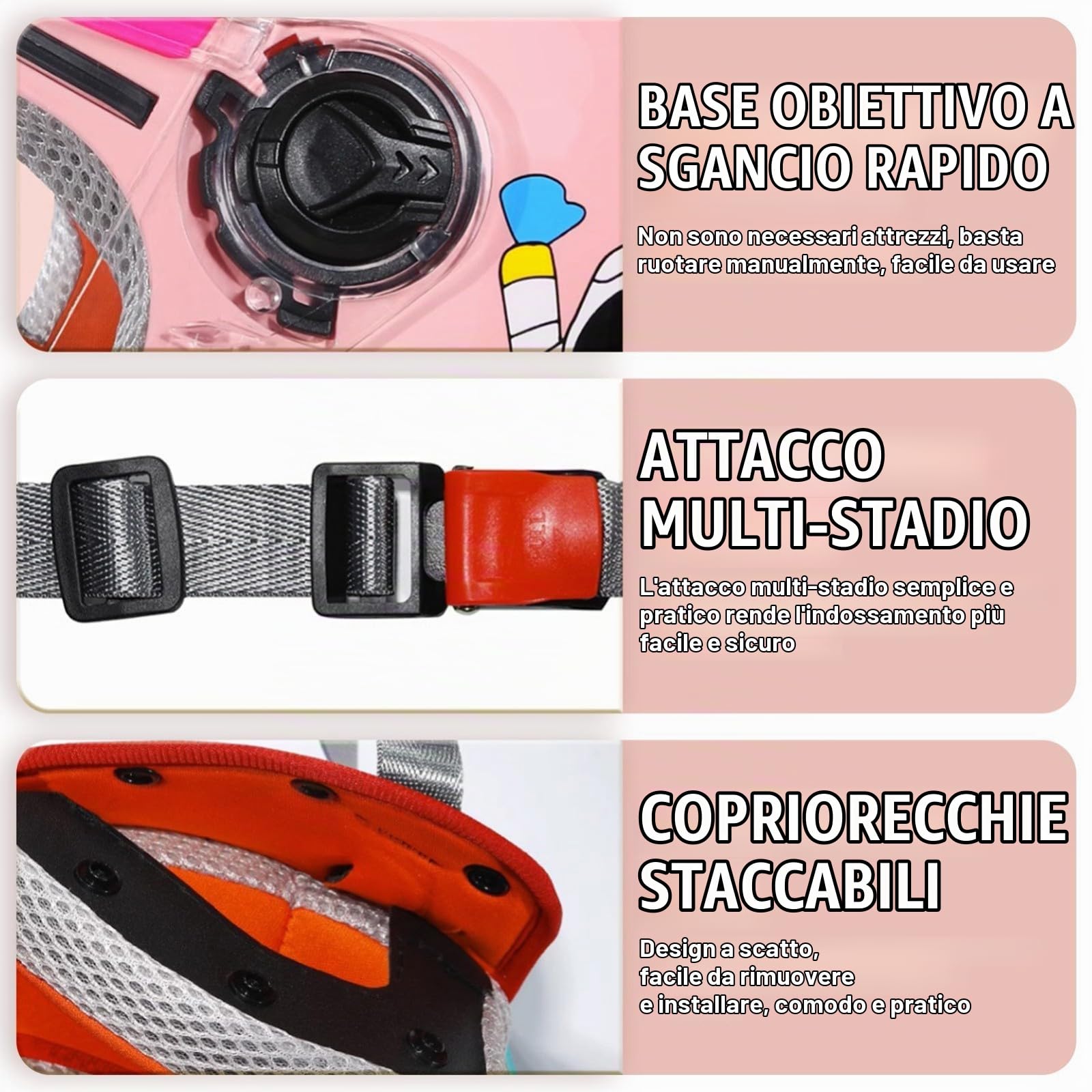 Casco Da Moto Retrò Per Bambini, Omologato ECE, Vintage, Aperto, Per Scooter Elettrico, Go-Kart, Moto Da Cross, ATV, Casco Da Bicicletta Per Bambini Dai 2 Ai 14 Anni A,49-55cm