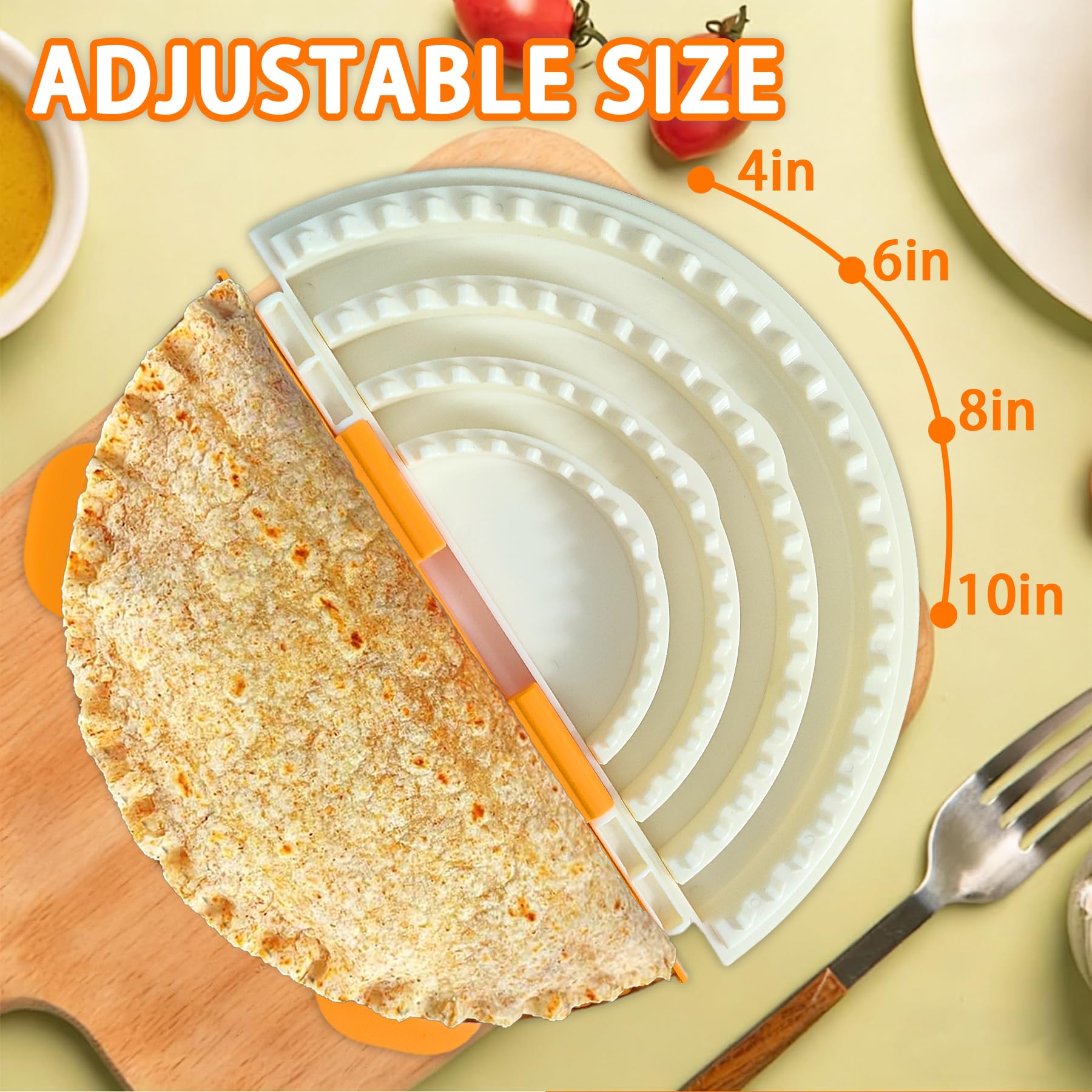 4-in-1 Tortilla Press - Make Tacos & More! -3