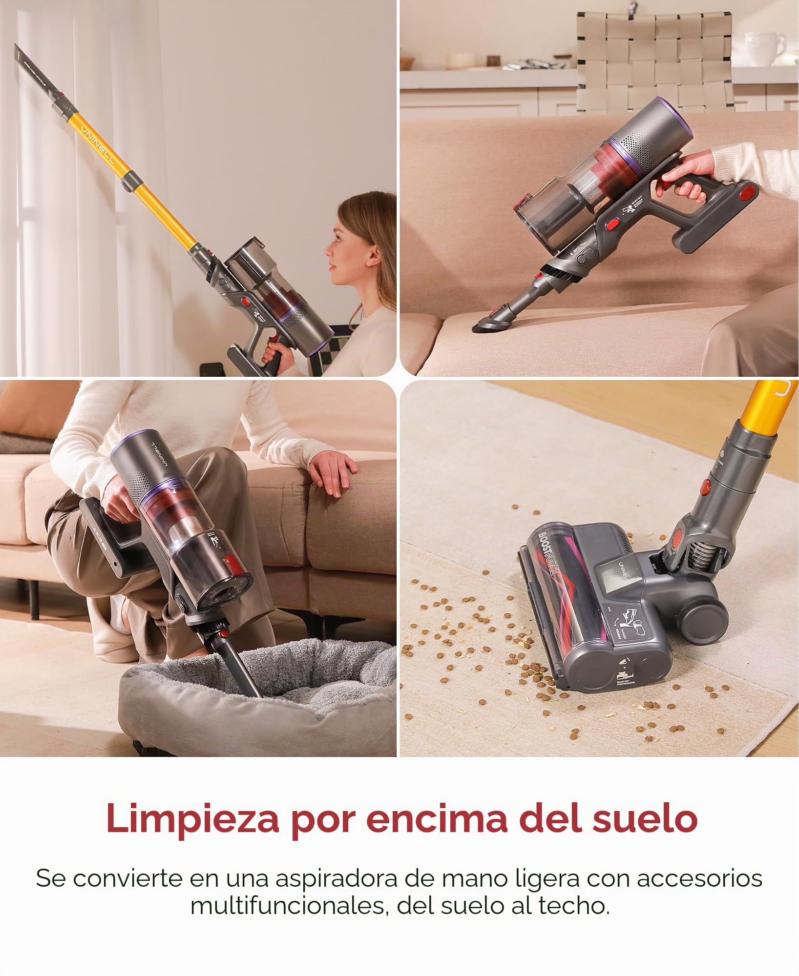 UNINELL HOME UV5 Aspirador Inalámbrico 48000Pa