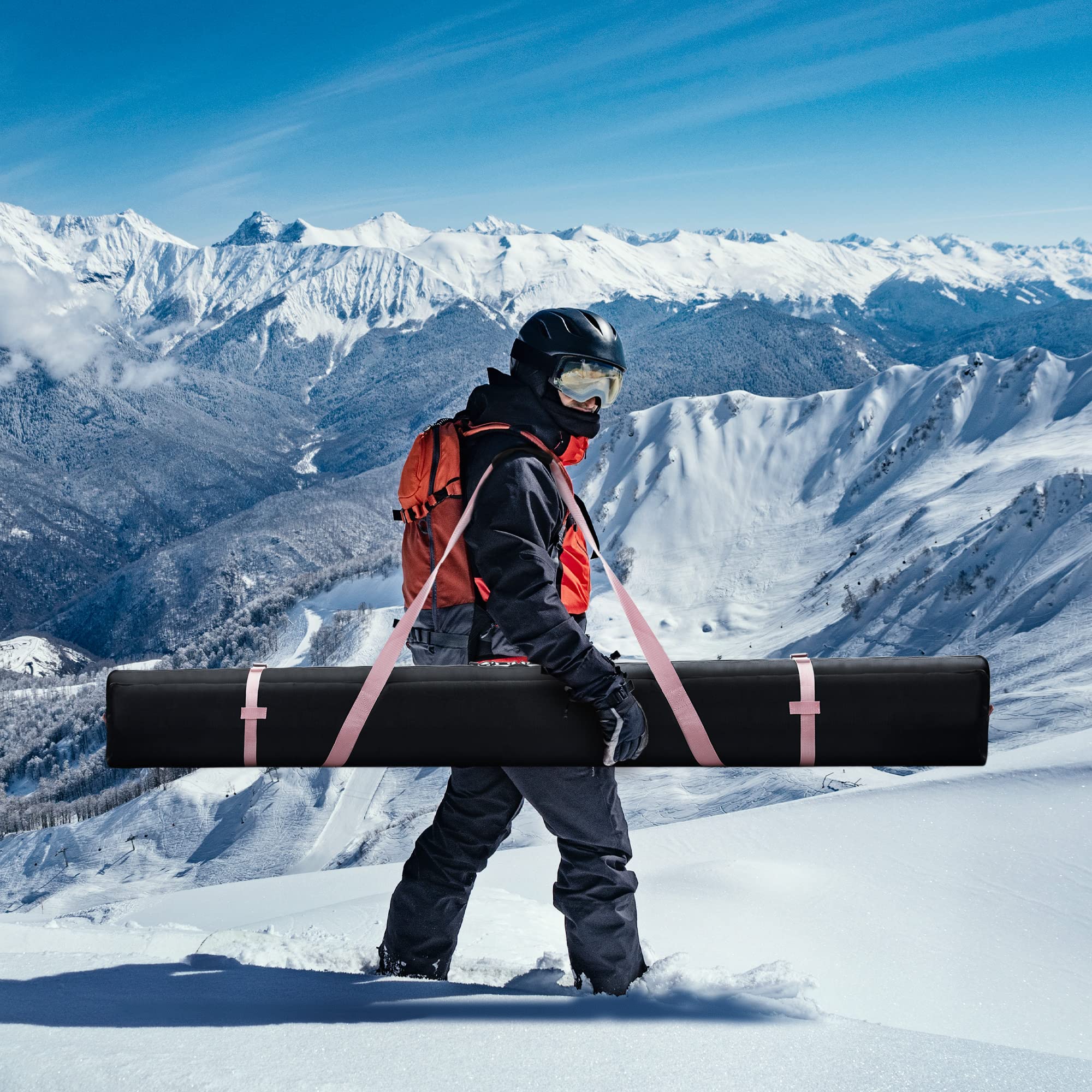 Amazon.com : Navaris Ski Bag for Men and Women - Ski Bag for 1
