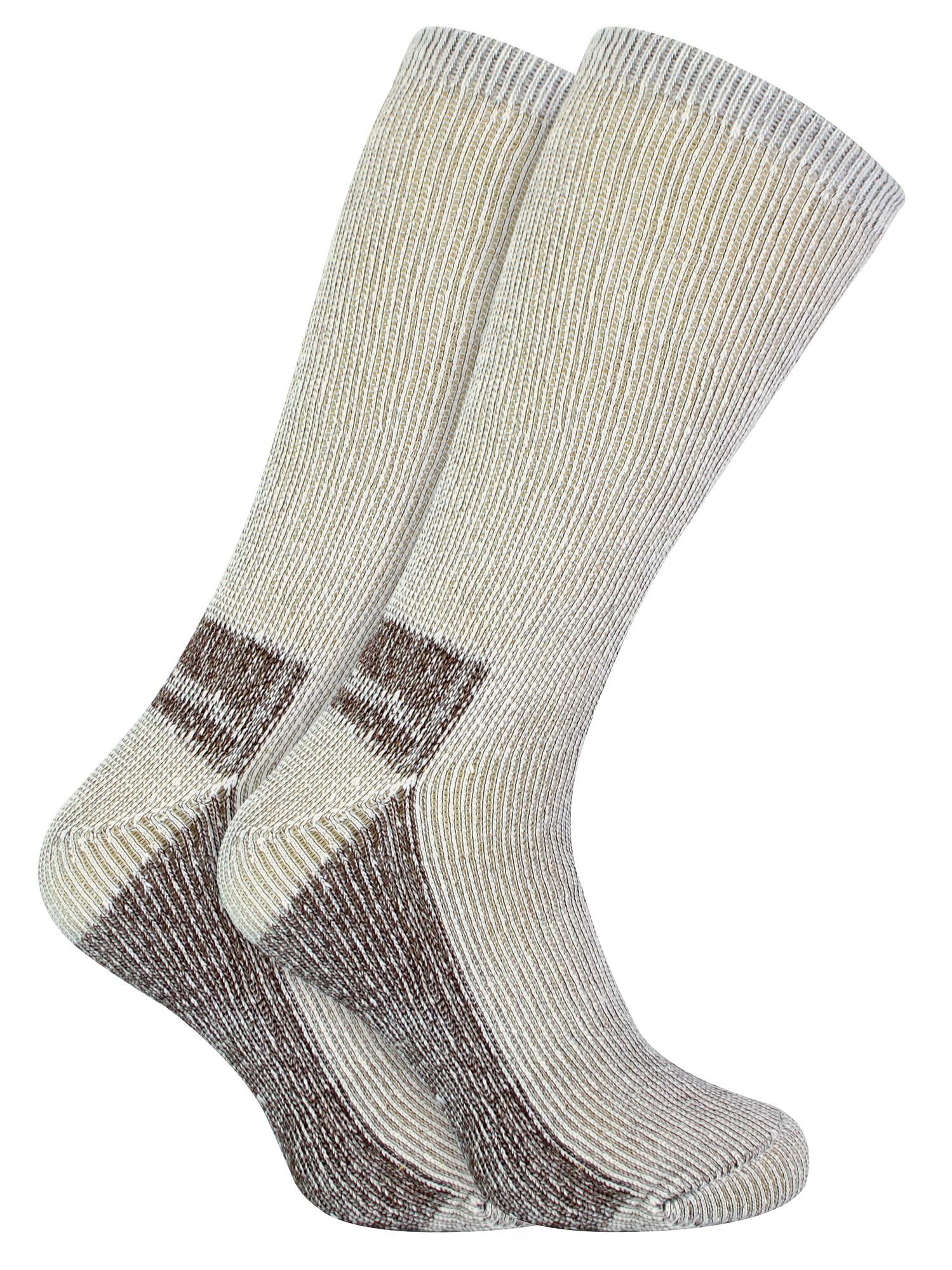 Sock Snob Men's Wool Hiking Socks - Size 6-11 - Brown