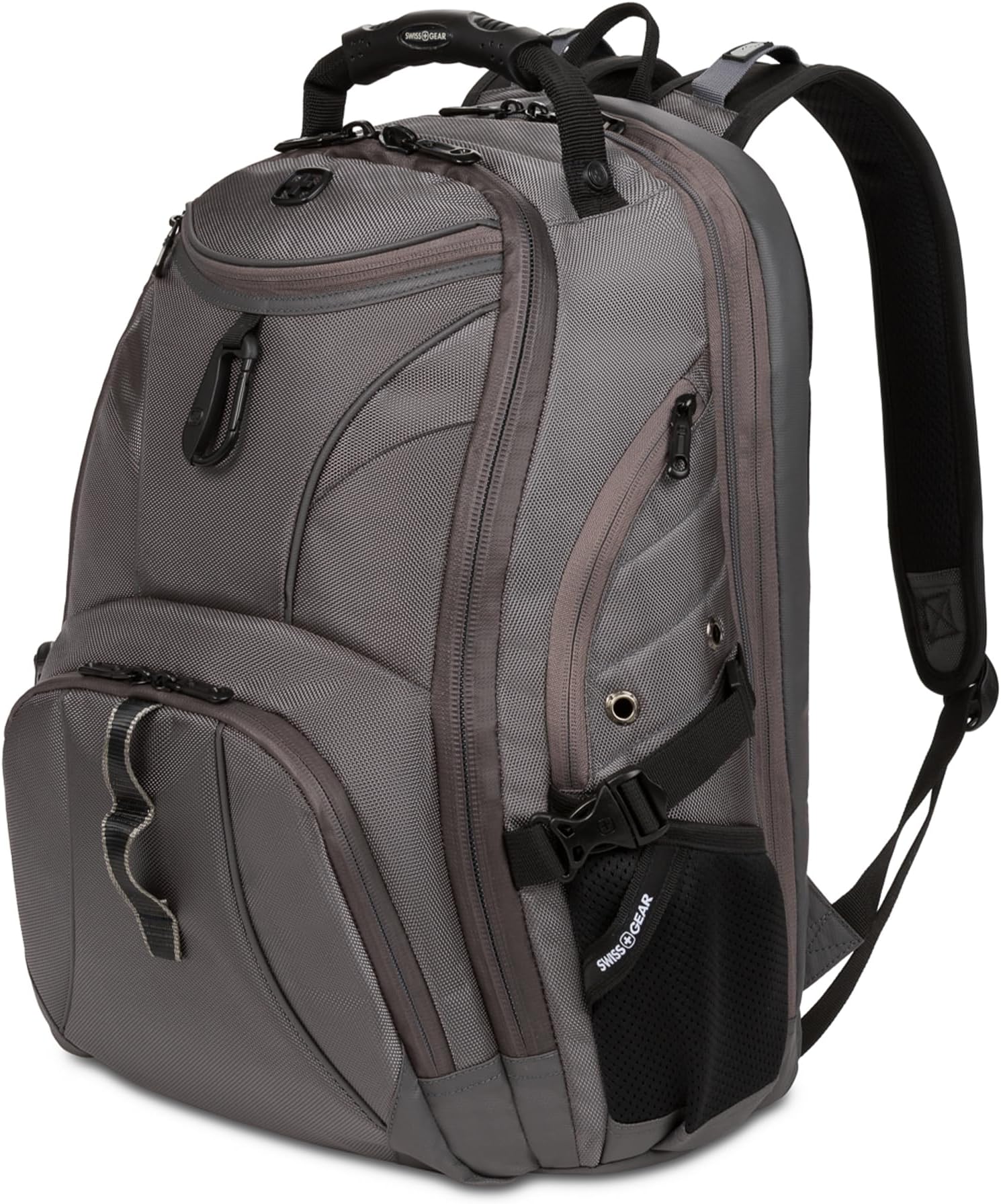 1900 ScanSmart TSA Laptop Backpack Fits 17 Inch Laptop with RFID Protection and Tablet Pocket, Sting Grey Ballistic, 19-Inch