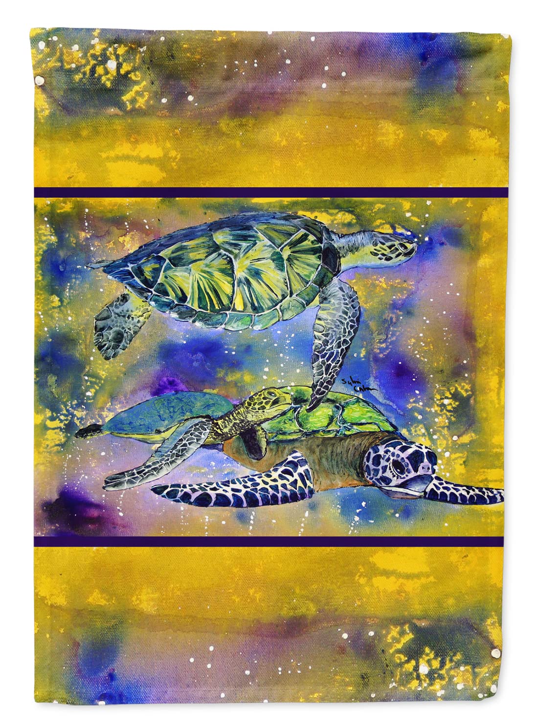 Tortue Drapeau Caroline's Treasures 8405 GF petit modèle multicolore