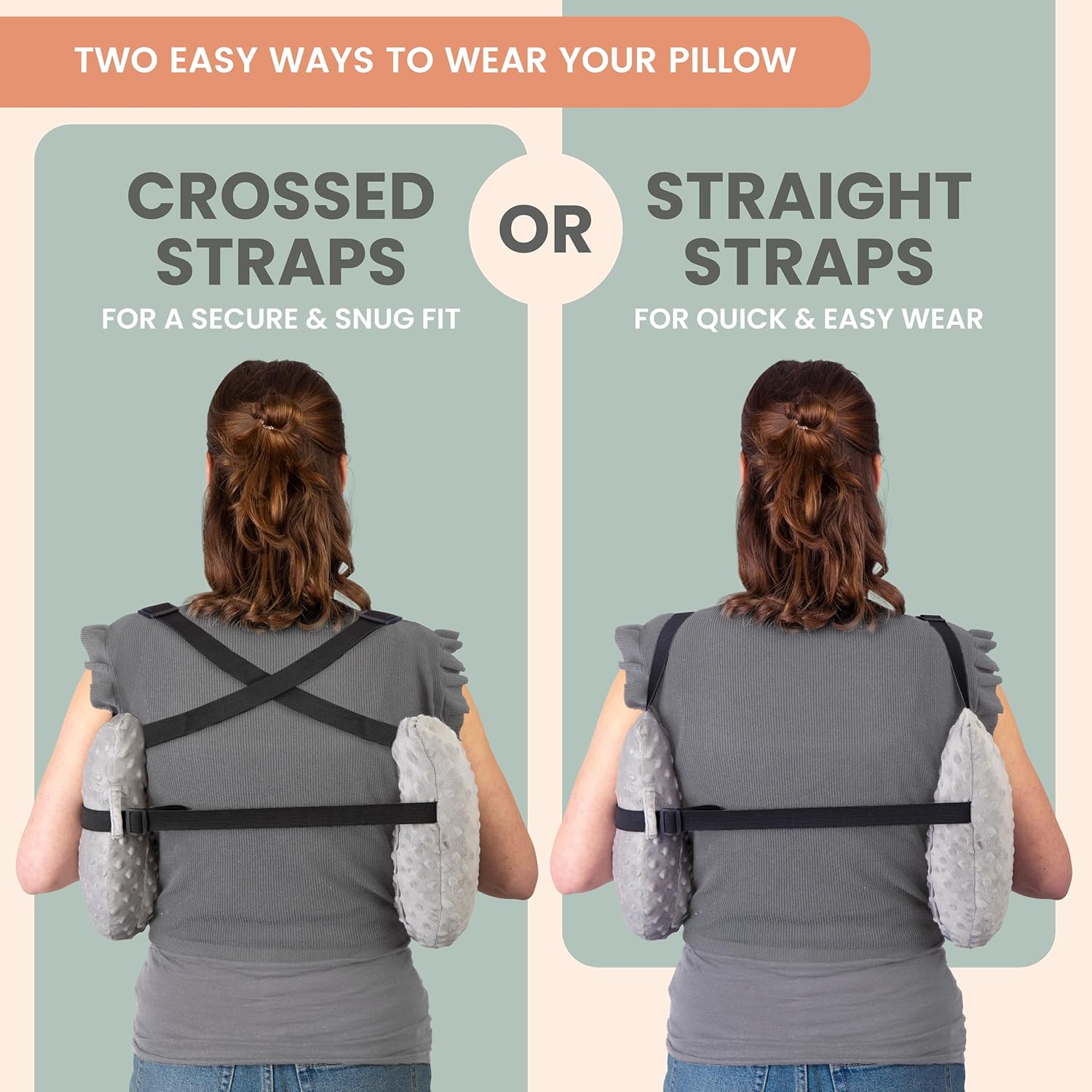 MOYOAMA Post Mastectomy Pillow Heart - 4 Pcs Protective Set - Cozy Hand Muff & 5 Built-in Pockets - Breast Surgery Must Haves,Breast Reduction Recovery Supplies, Breast Augmentation,Post Op Essentials - Image 6