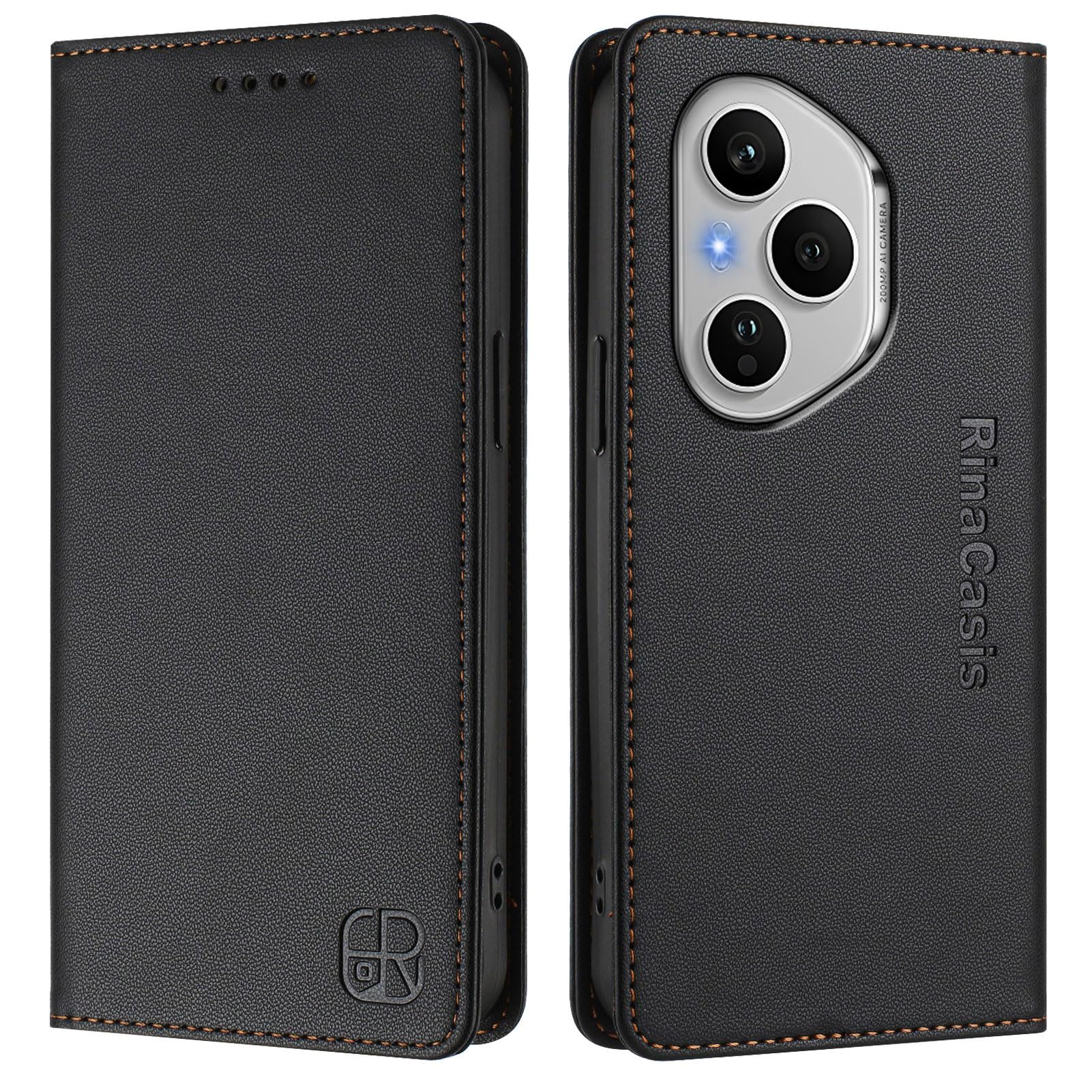 Honor 400 Pro Vertikal Flip Hülle mit Ständer