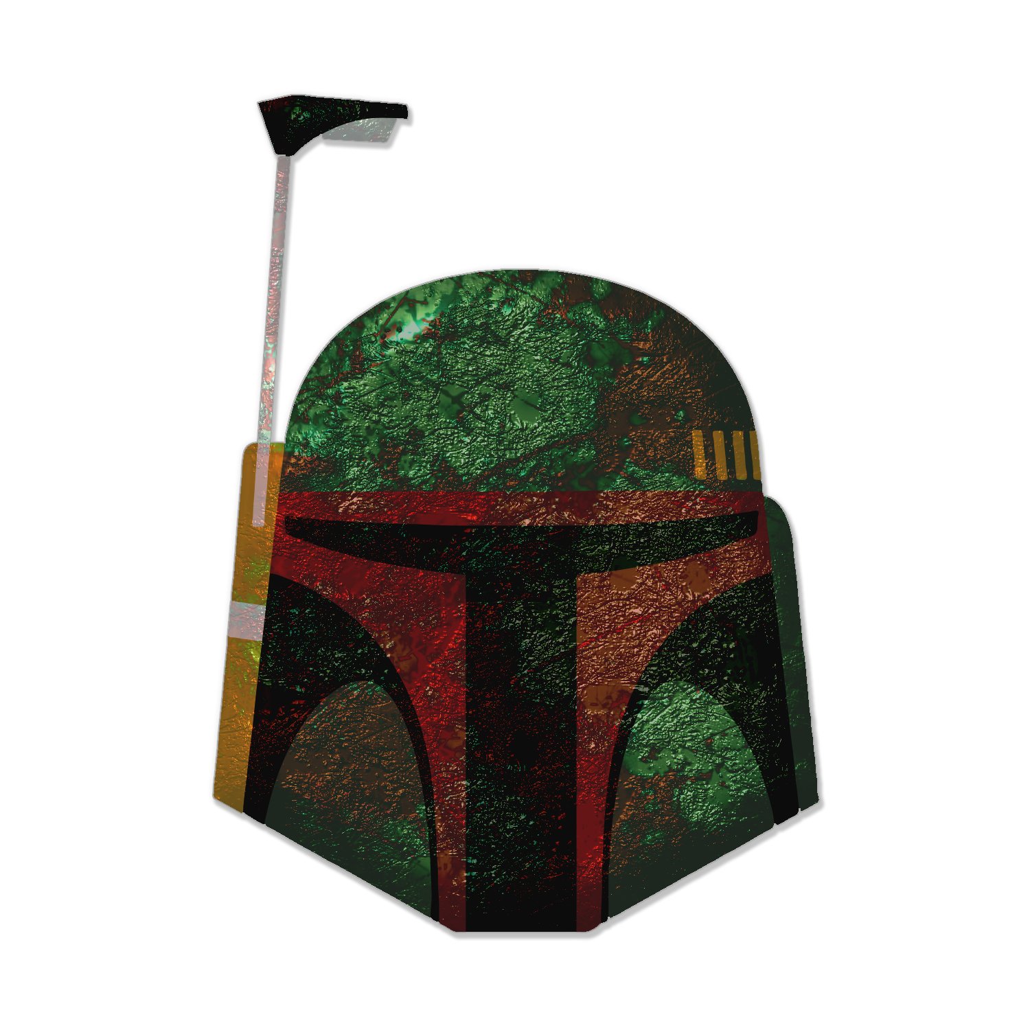 Bargain Max Decals Boba Character Helmet Fett Window Laptop Car Sticker 5.5"