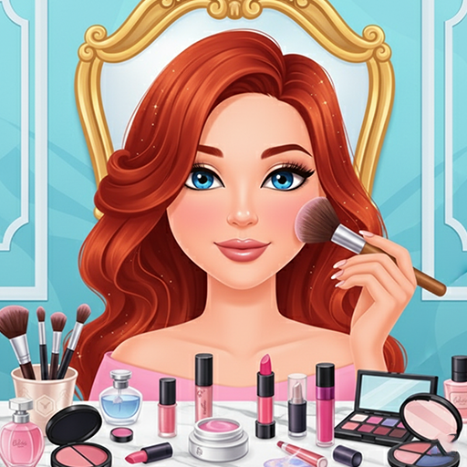 Super Stylist Fashion Girl: Makeup, Hair & Dress Up Salon