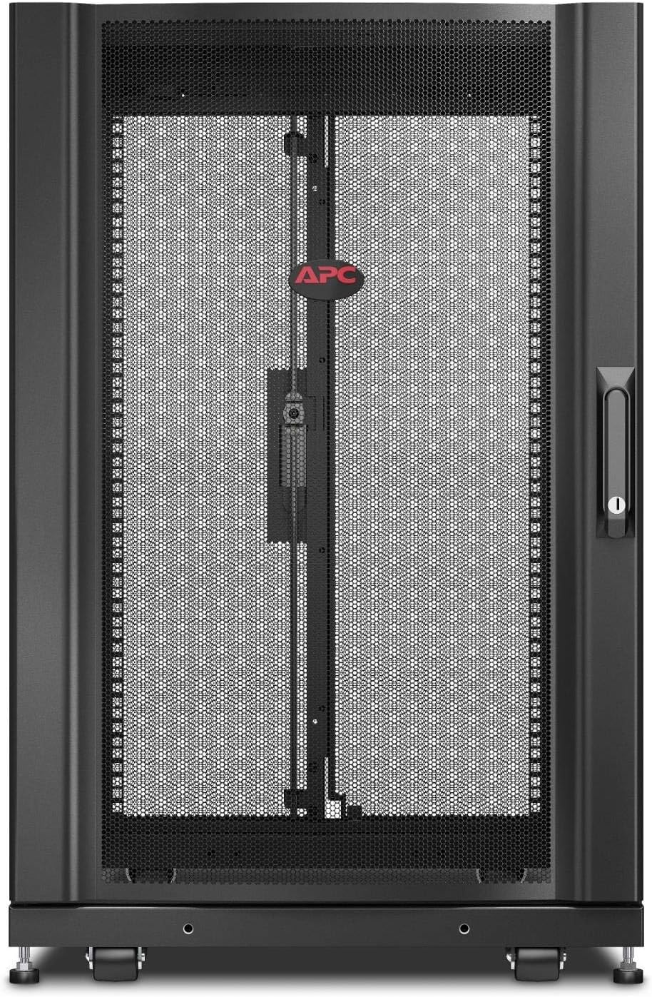 Front view of APC NetShelter SX 18U Server Rack Enclosure