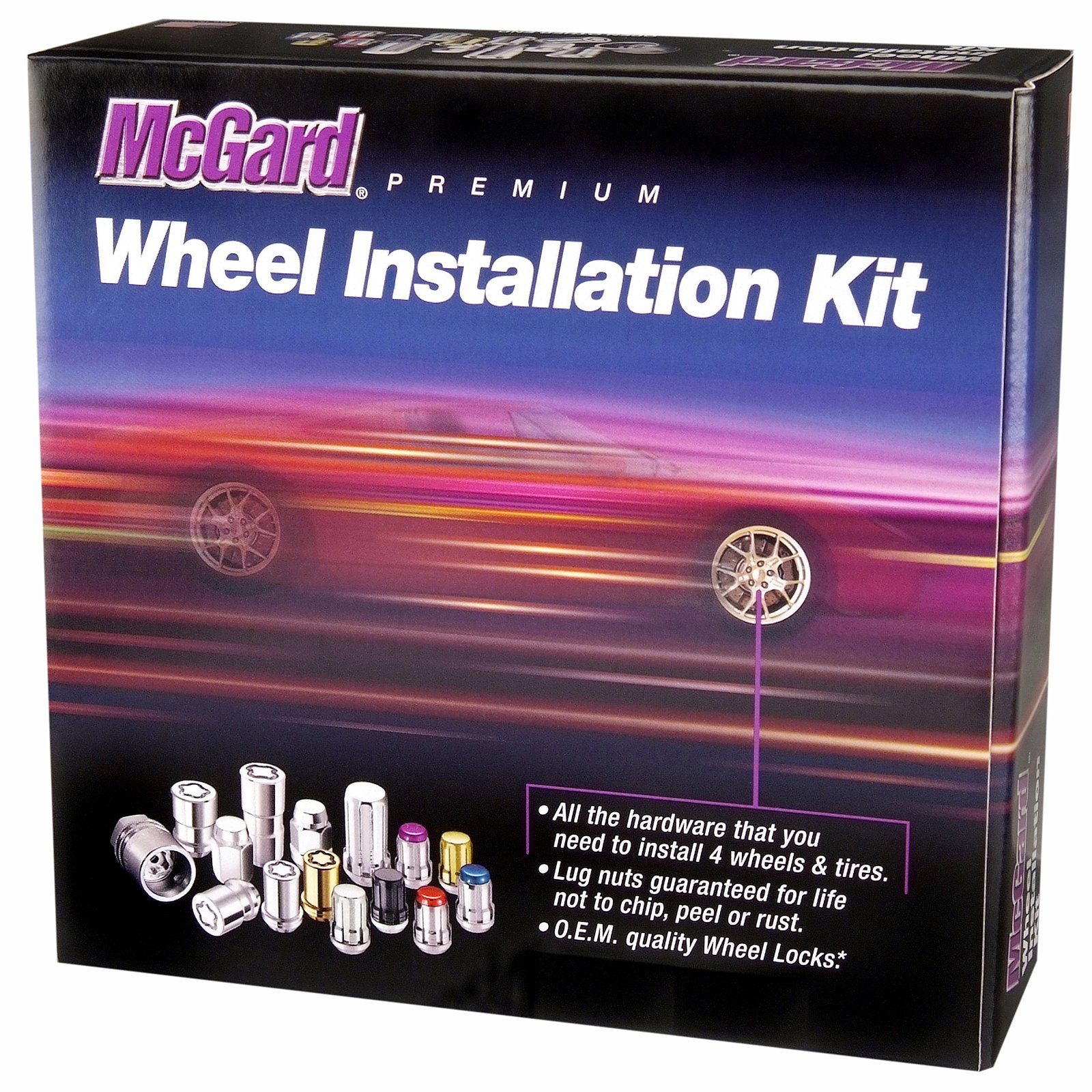 USCPA フルセット Amazon.com: McGard (84658) 6 Piece Hex Lug Nut Kit, Black