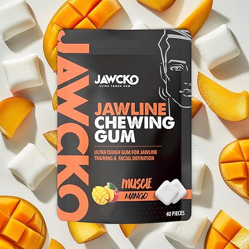 Miniatura 7 de JAWCKO Goma de mascar ultrarresistente  Obtén una mandíbula más fuerte y cuadrada  15 veces más dura que otras encías  Goma de mascar de mango