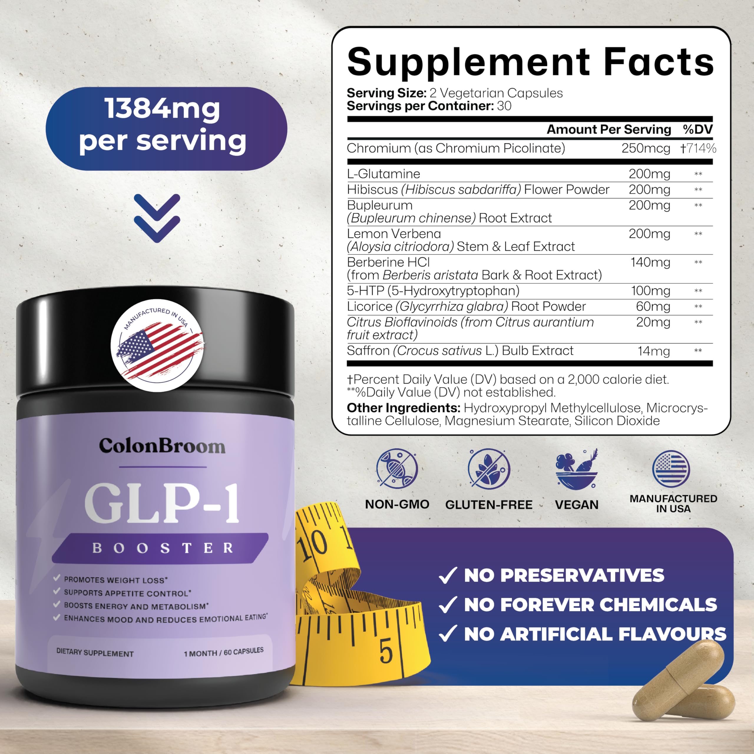 ColonBroom GLP-1 Weight Management, Appetite Control for Women & Men — Amazon image 8
