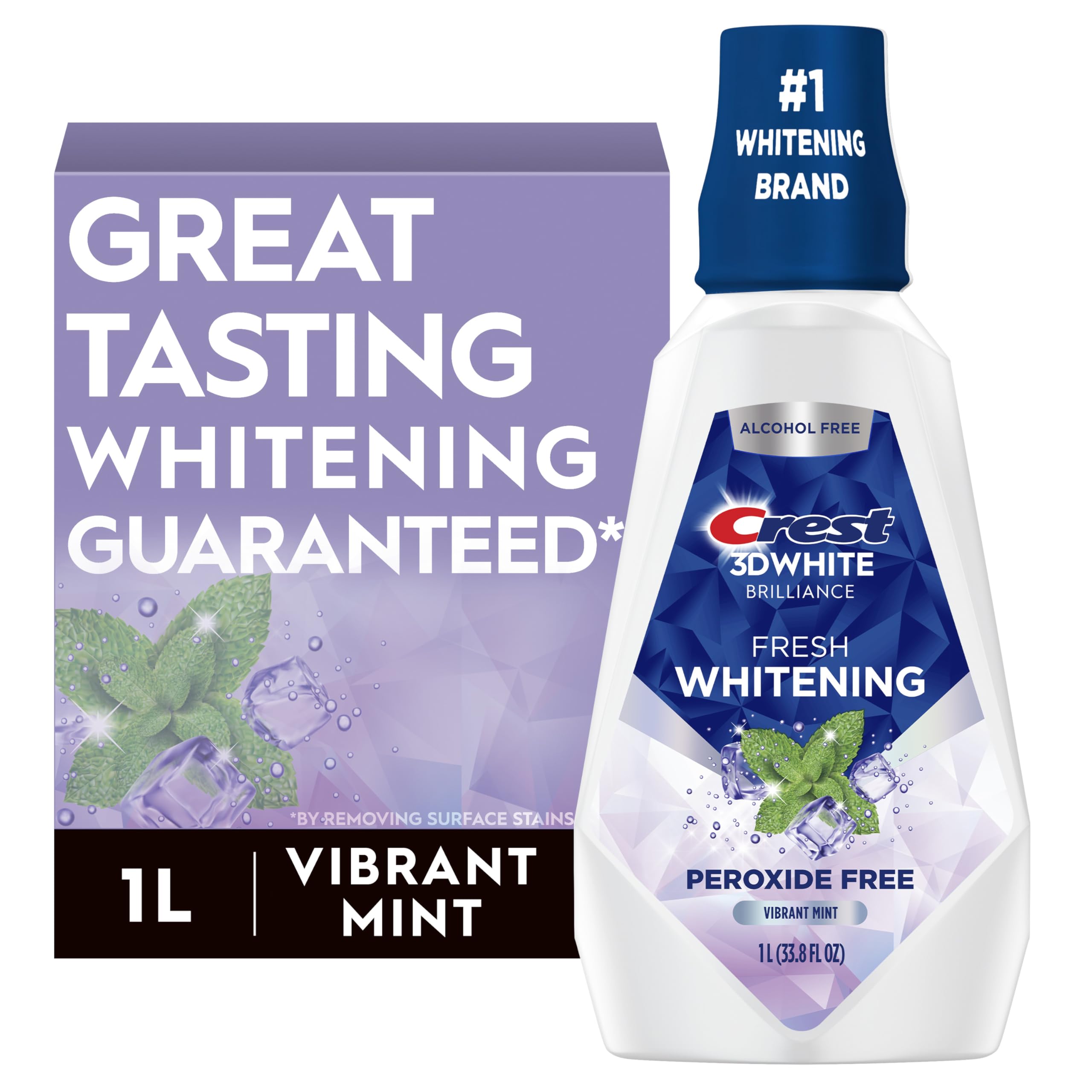 M DEAR ホワイトウォッシュ 200g 3本セット Amazon.com : Crest 3D White Brilliance Whitening Mouthwash